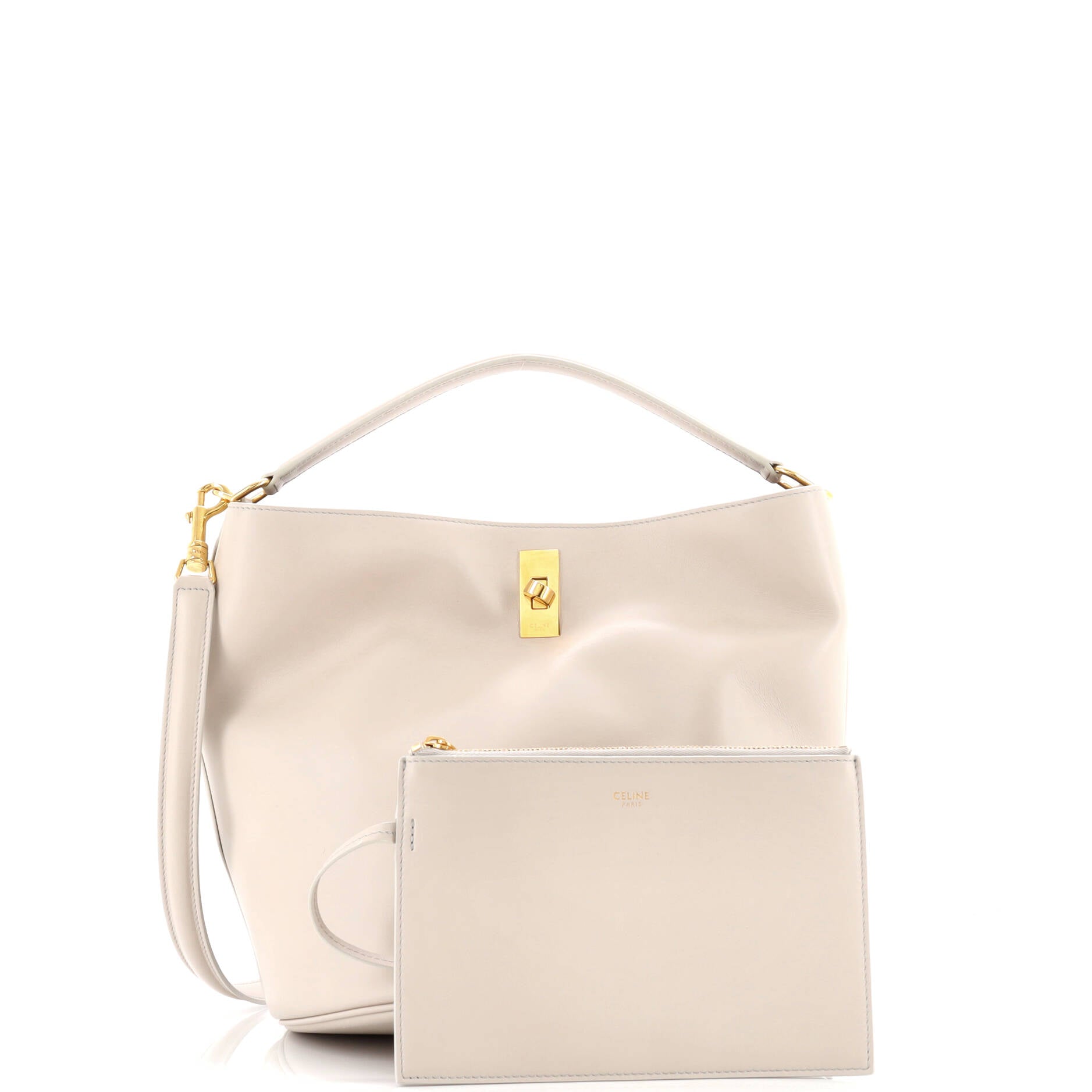 Celine Bucket 16 Bag Leather