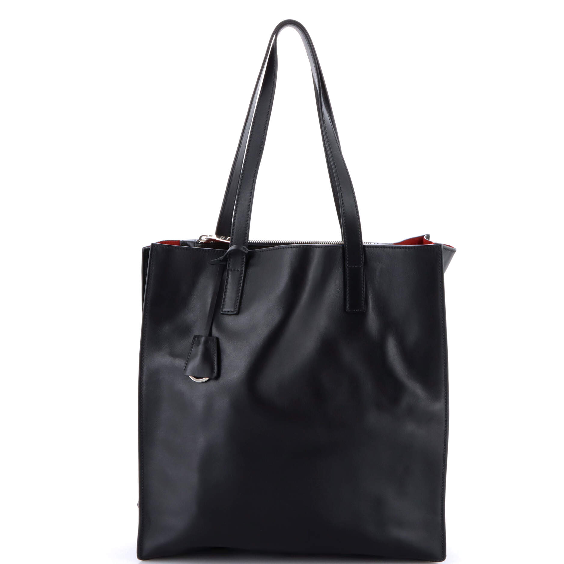 Prada Slim Tote Bag Soft Calf Tall
