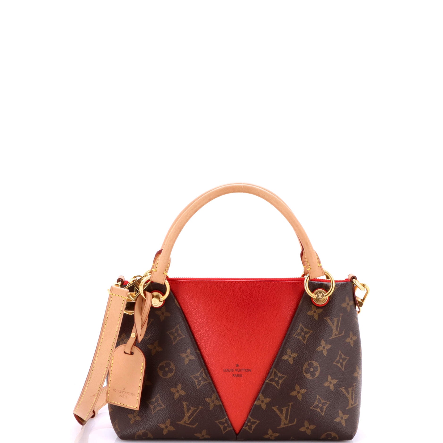 Louis Vuitton V Tote Monogram Canvas and Leather BB