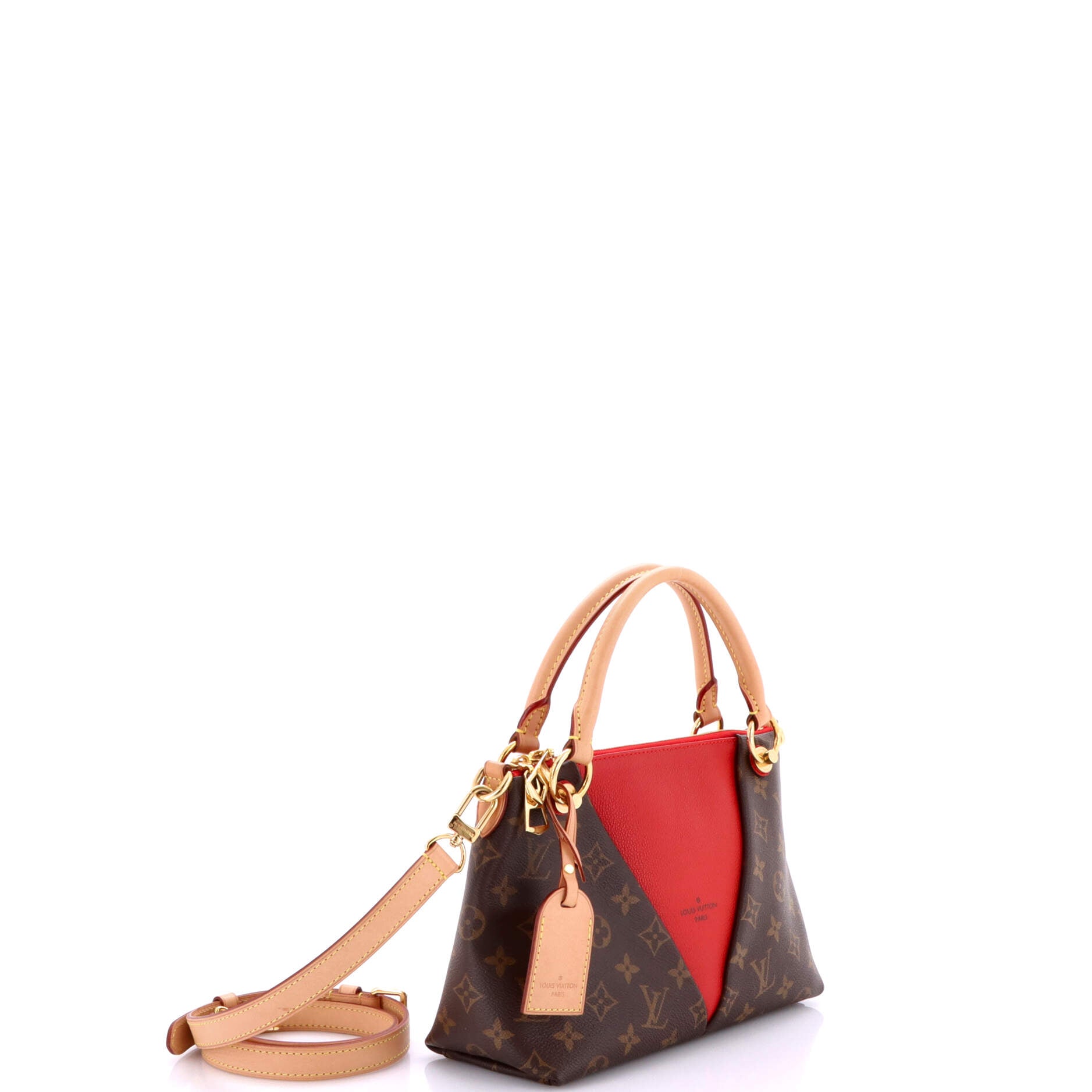 Louis Vuitton V Tote Monogram Canvas and Leather BB