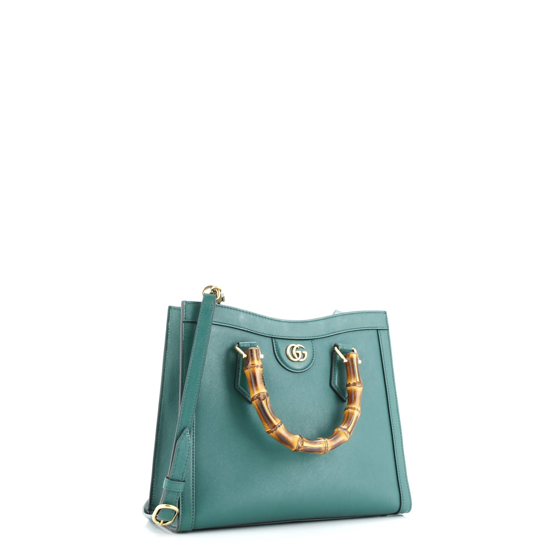 Gucci Diana NM Bamboo Handle Tote Leather Small