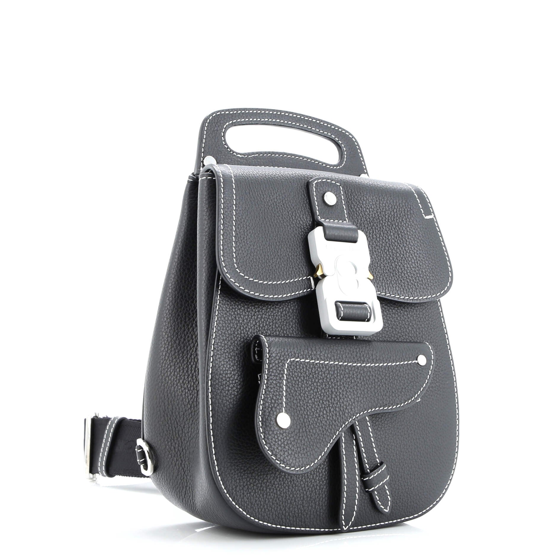Christian Dior Gallop Sling Bag Leather Medium