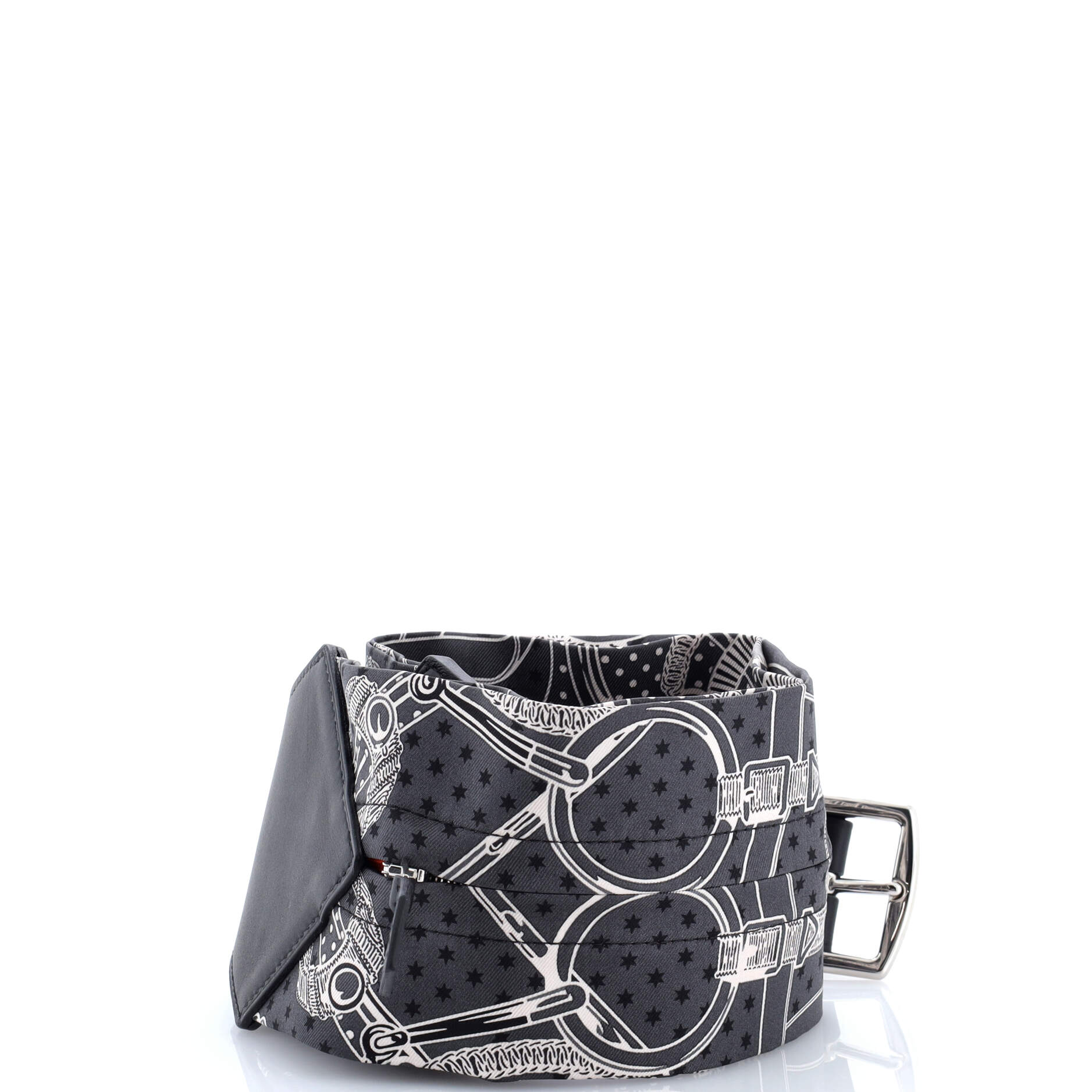 Hermes Banasilk Belt Bag Printed Silk and Leather