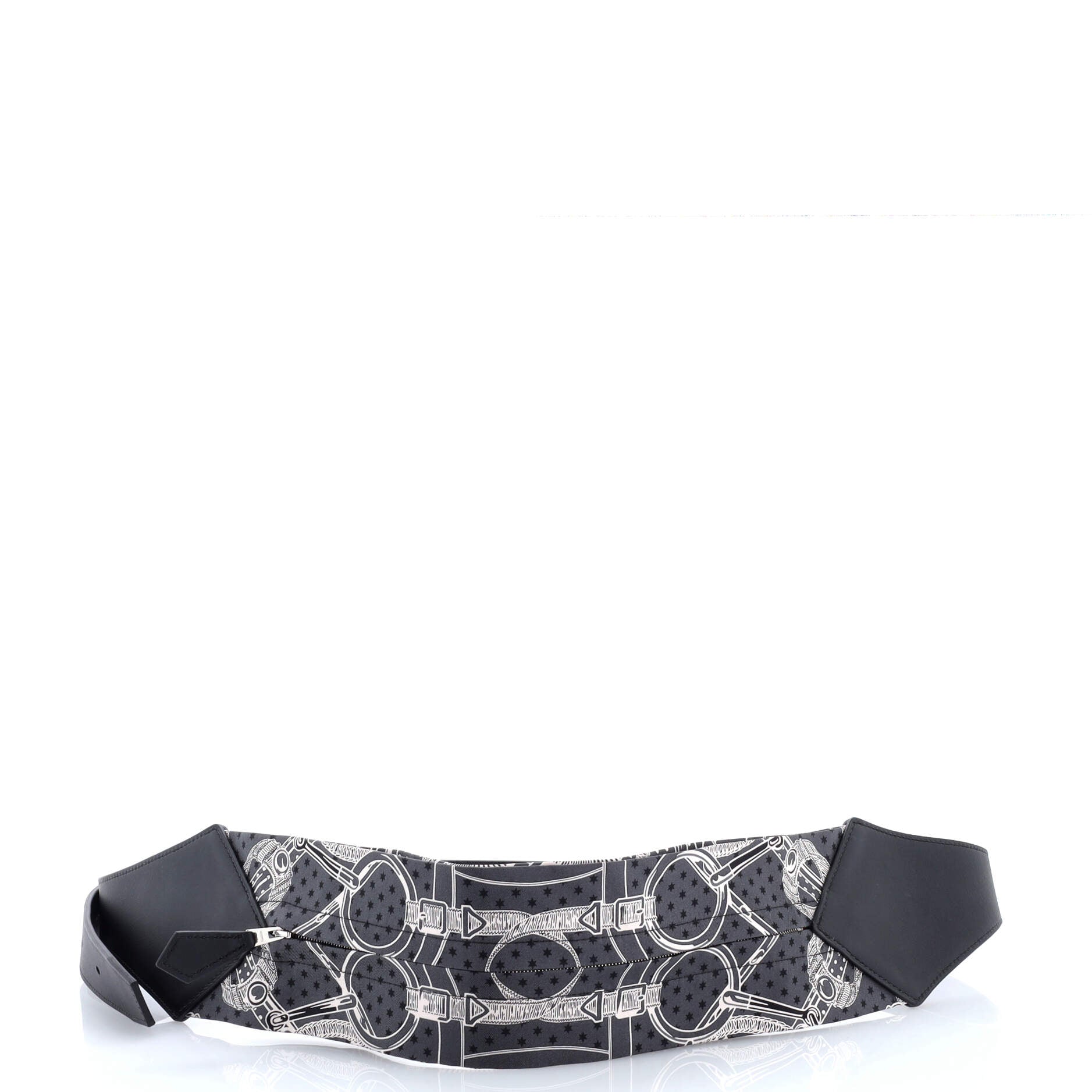 Hermes Banasilk Belt Bag Printed Silk and Leather