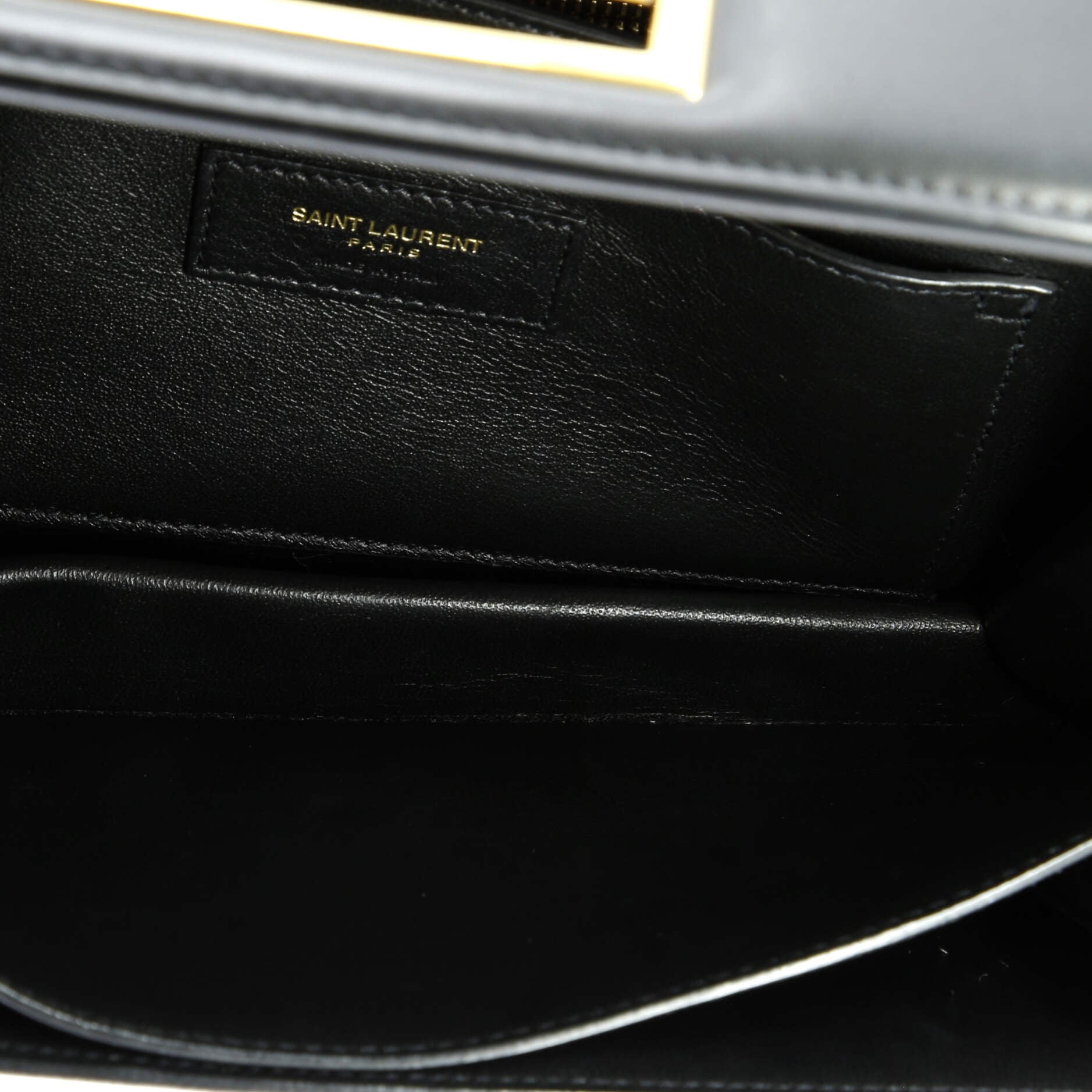 Saint Laurent Domino Shoulder Bag Leather Medium