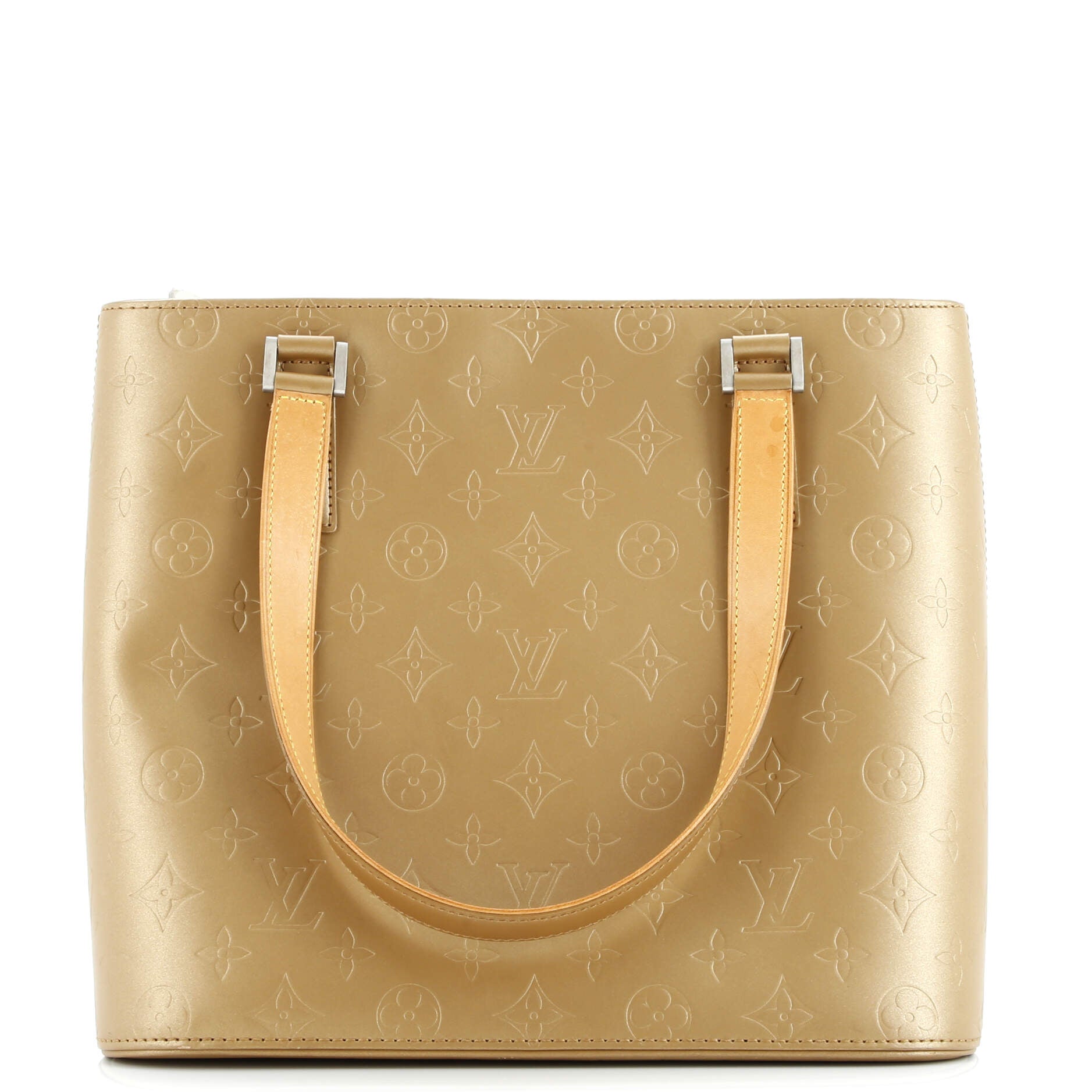 Louis Vuitton Mat Stockton Handbag Monogram Vernis