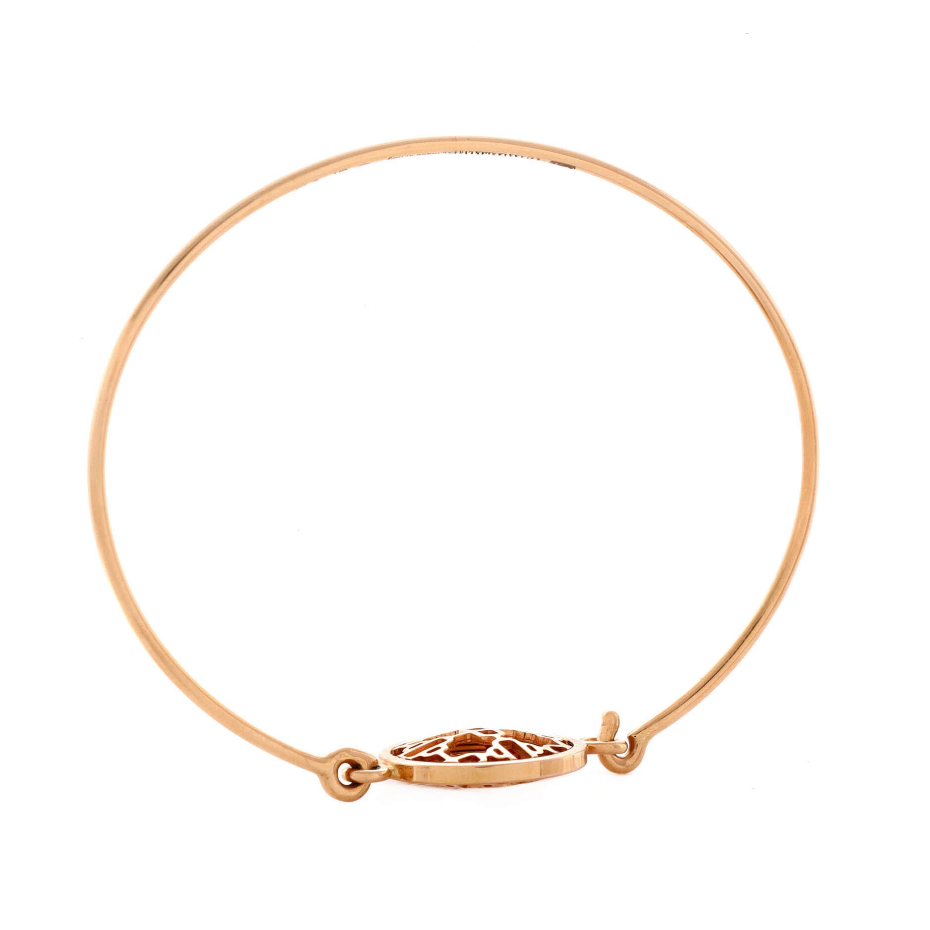 Hermes Chaine D'Ancre Passerelle Bracelet 18K Rose Gold