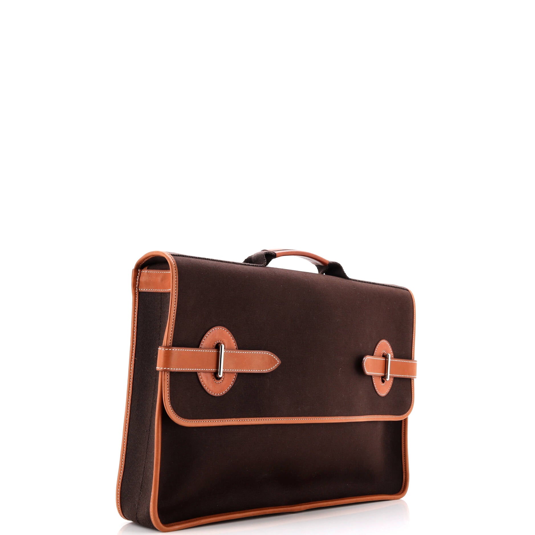 Hermes Buenaventura Messenger Bag Toile GM