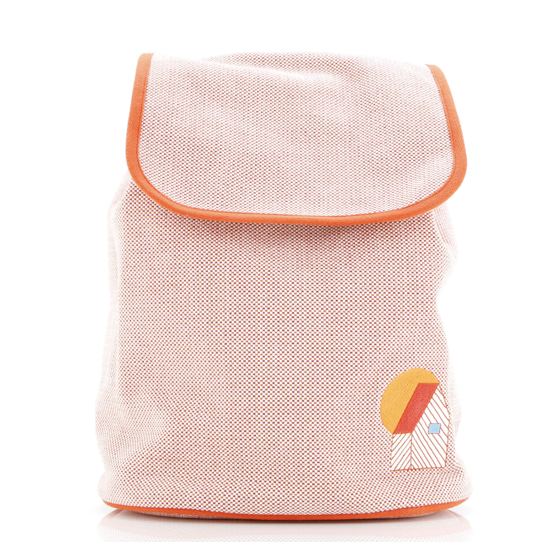 Hermes Les Cabanes Backpack Embroidered Toile