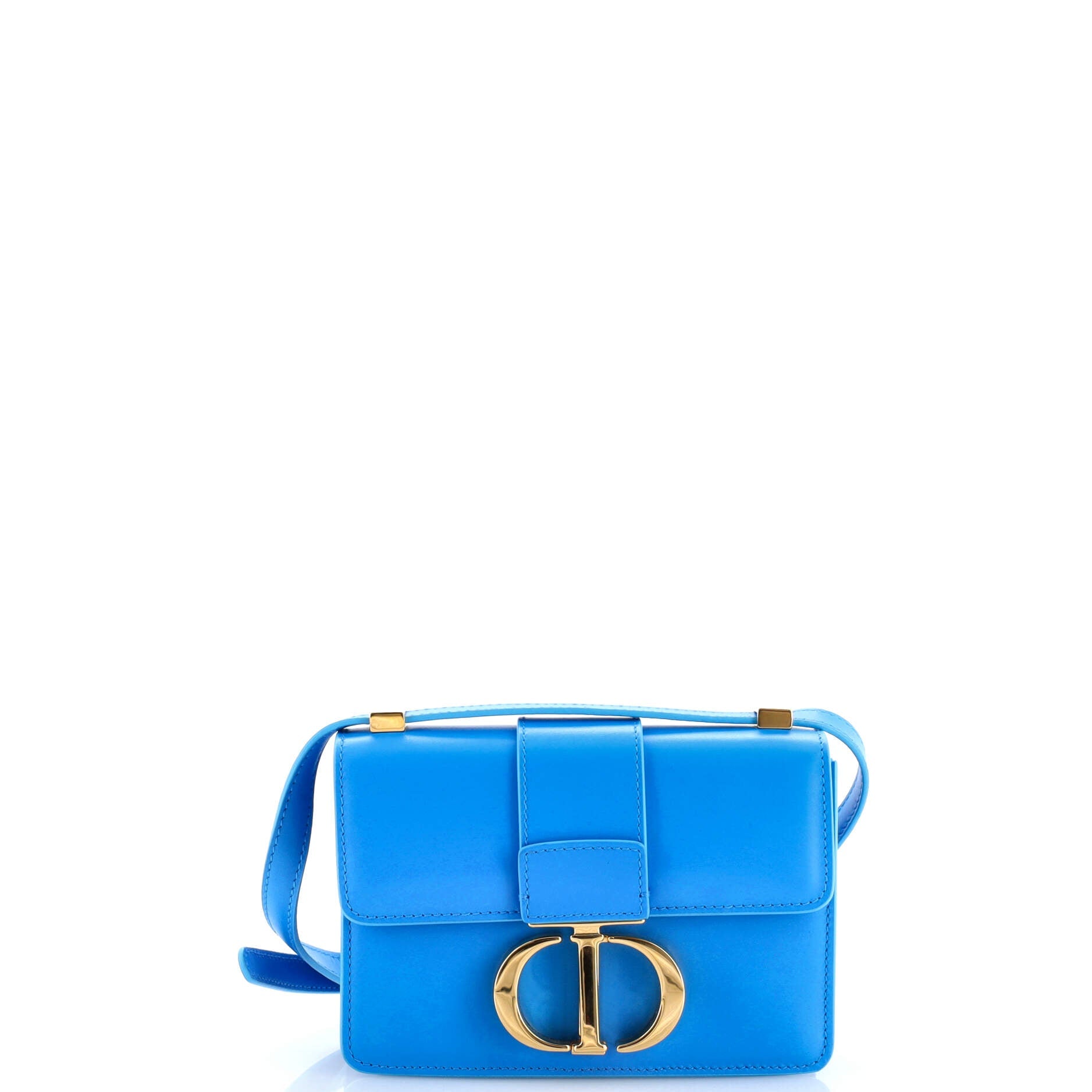 Christian Dior 30 Montaigne Flap Bag Leather Micro
