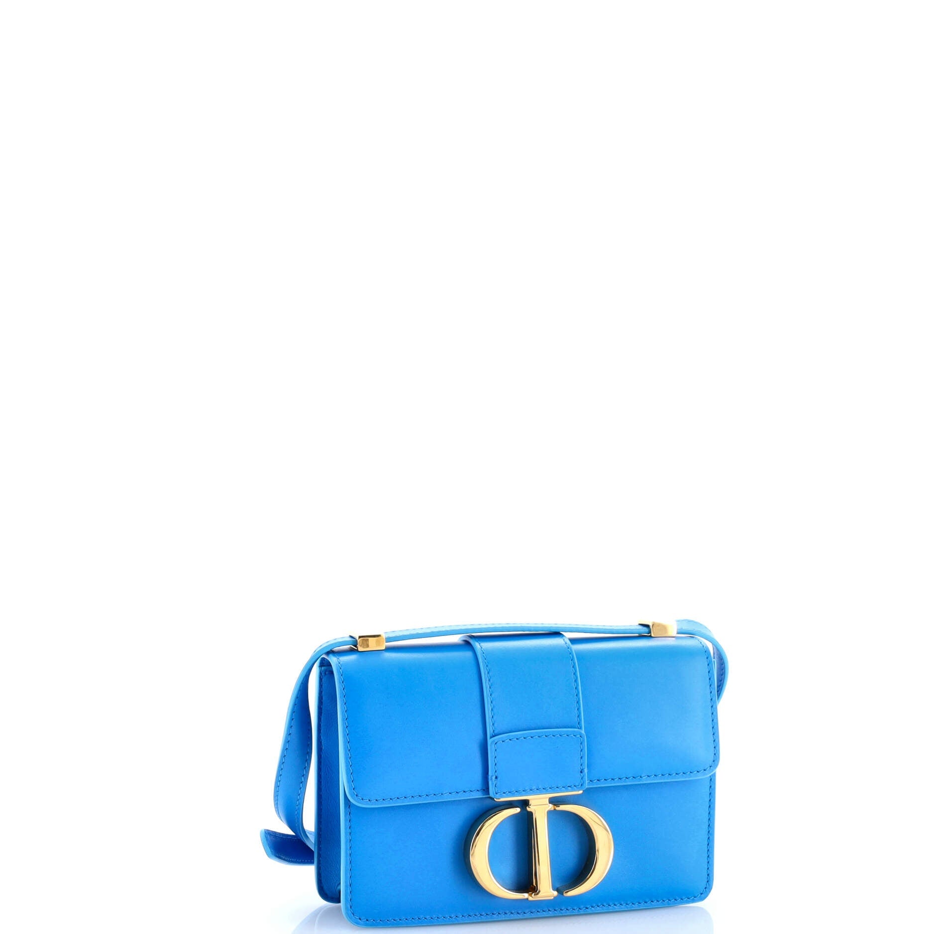 Christian Dior 30 Montaigne Flap Bag Leather Micro
