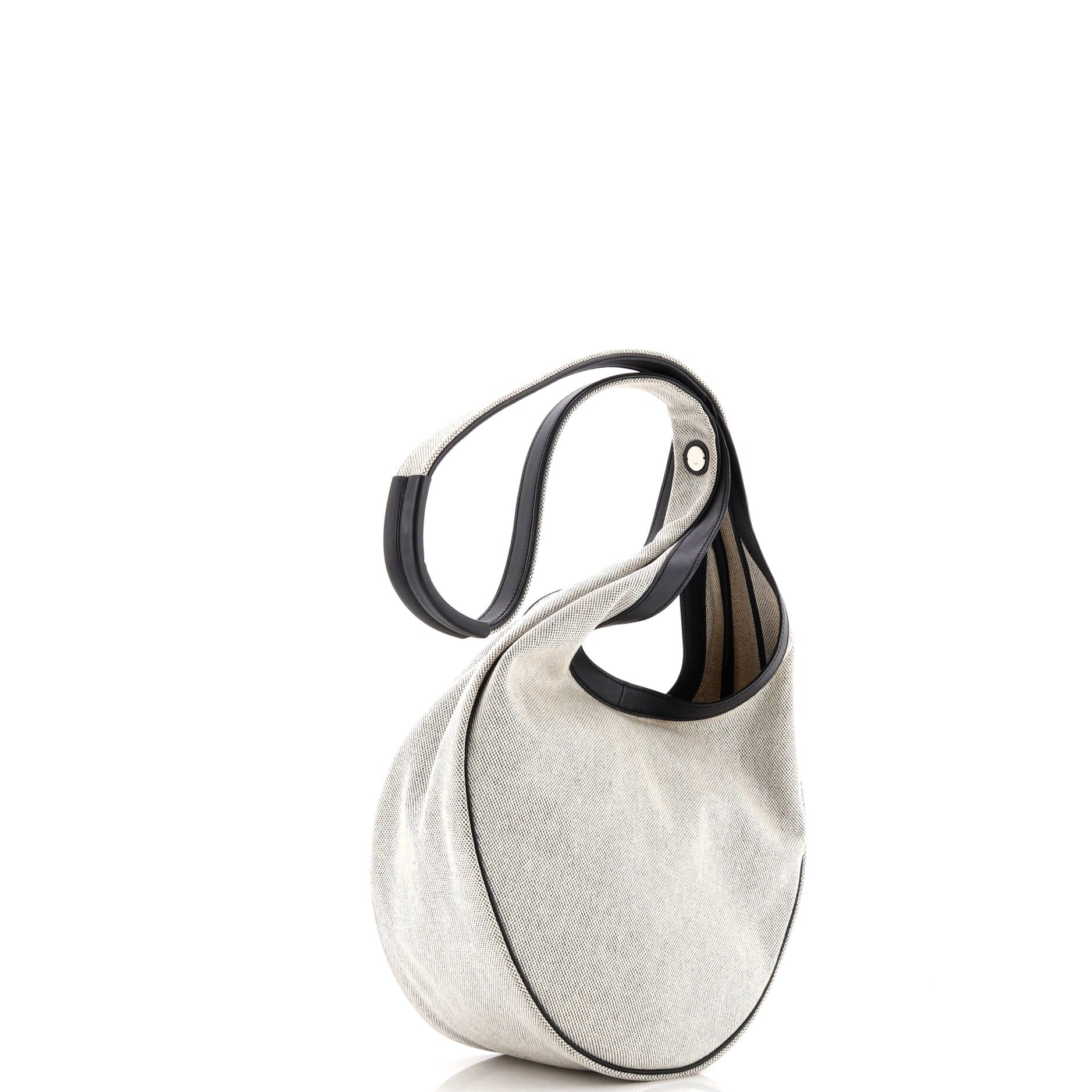 Hermes Sac Luco Bag Canvas with Leather