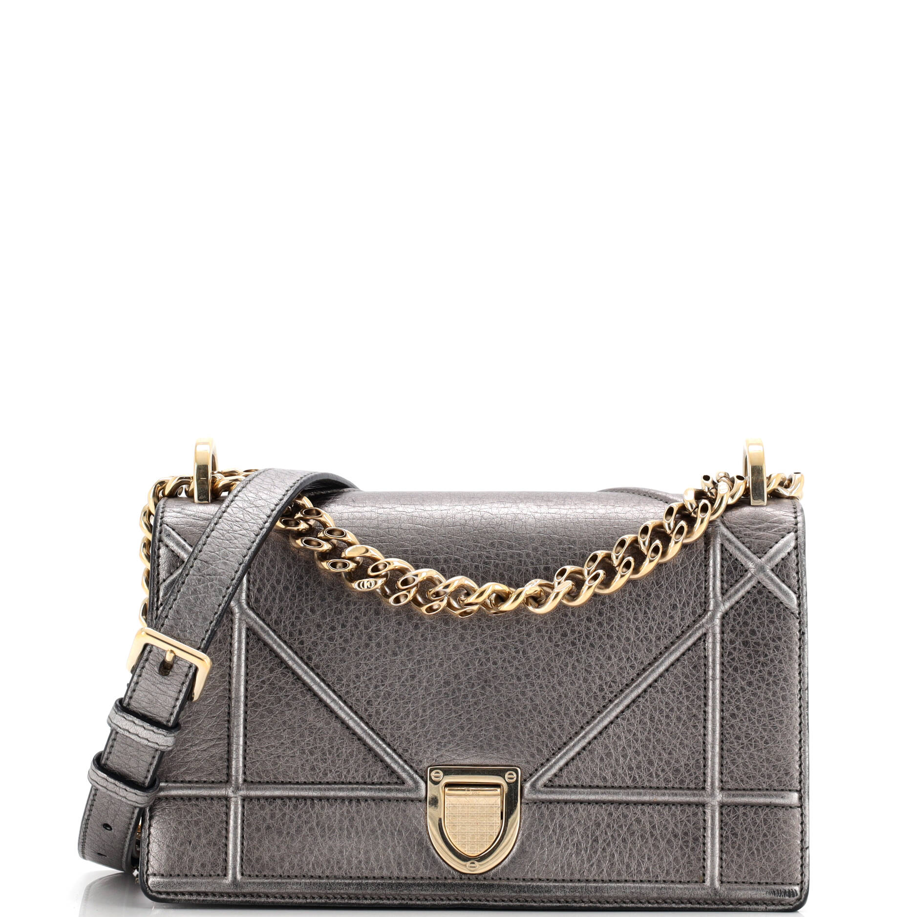 Christian Dior Diorama Wallet on Chain Leather