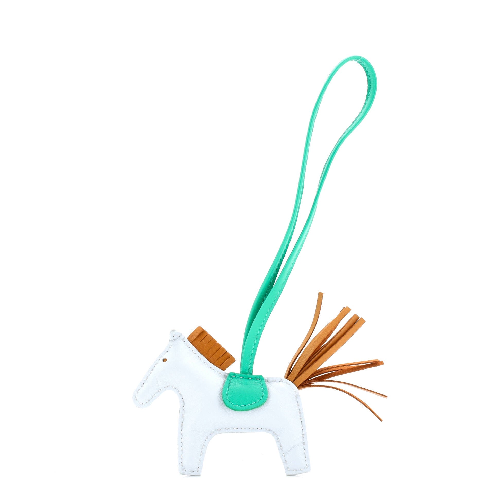 Hermes GriGri Rodeo Bag Charm Leather PM