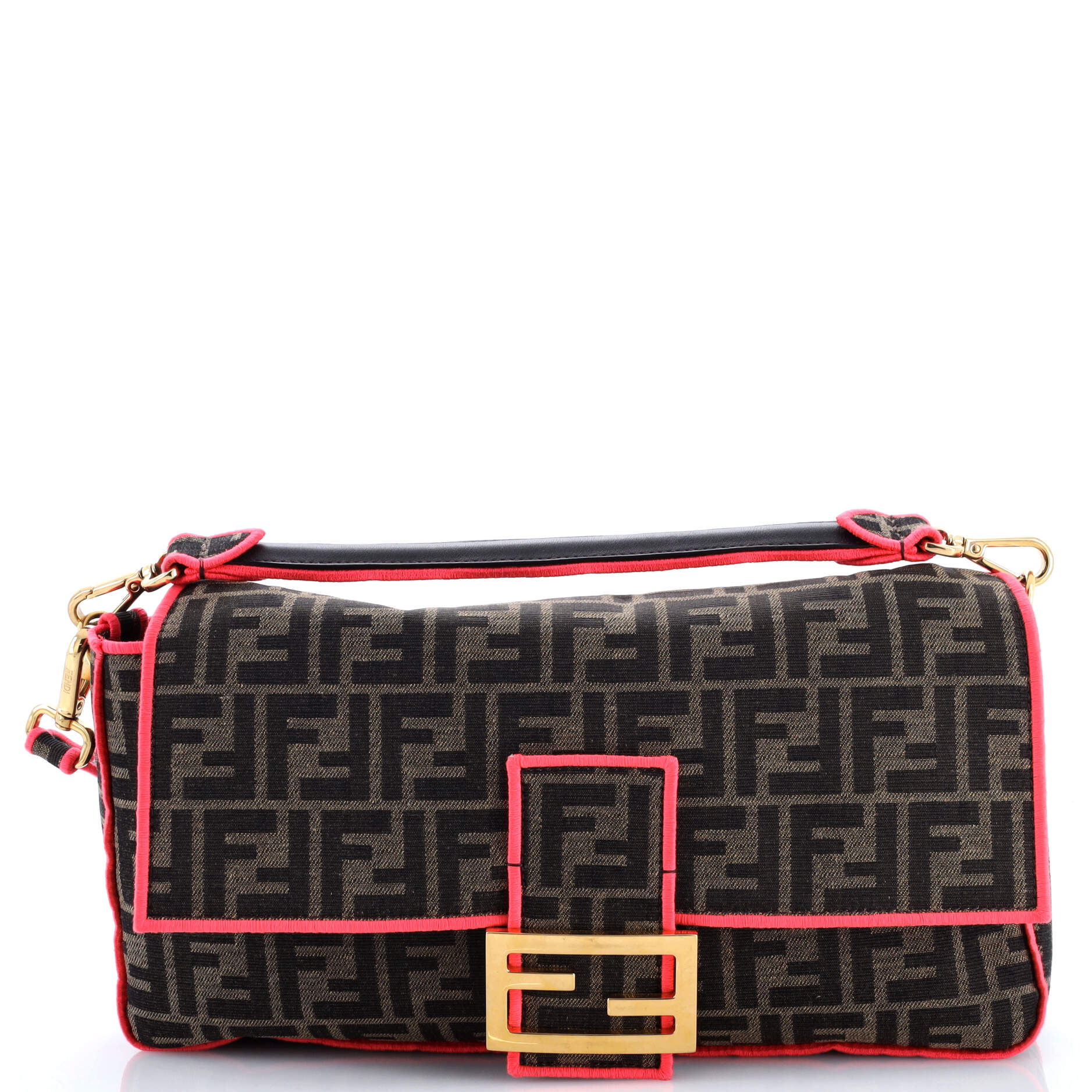 Fendi Baguette NM Bag Zucca Canvas Large