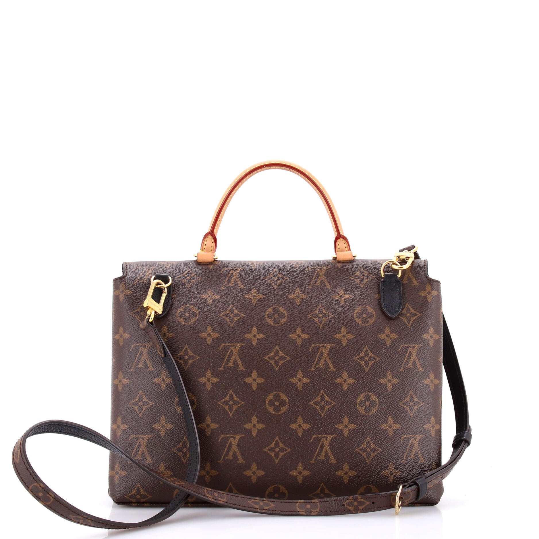 Louis Vuitton Marignan Handbag Monogram Canvas with Leather
