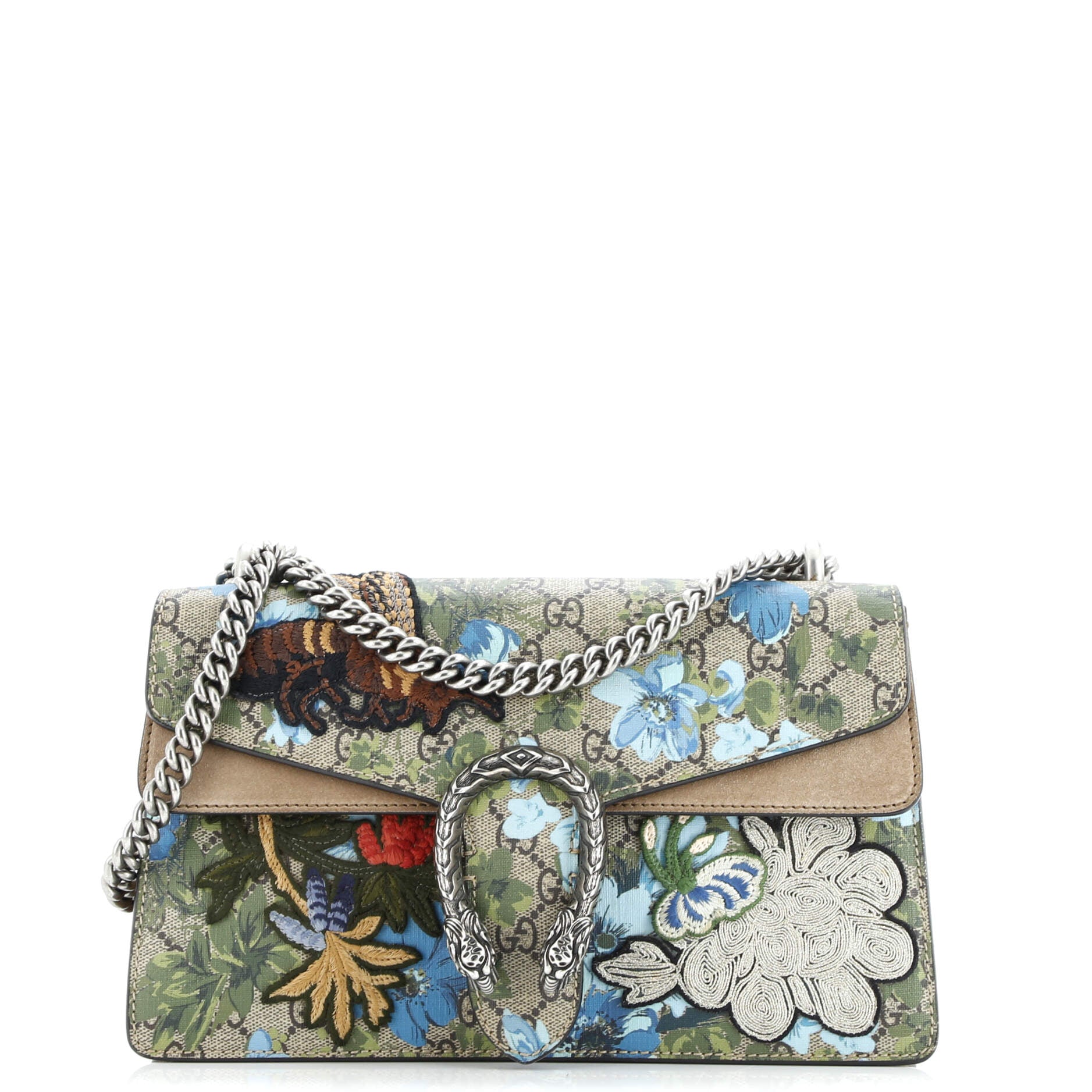 Gucci Dionysus Bag Embroidered Printed GG Coated Canvas Small