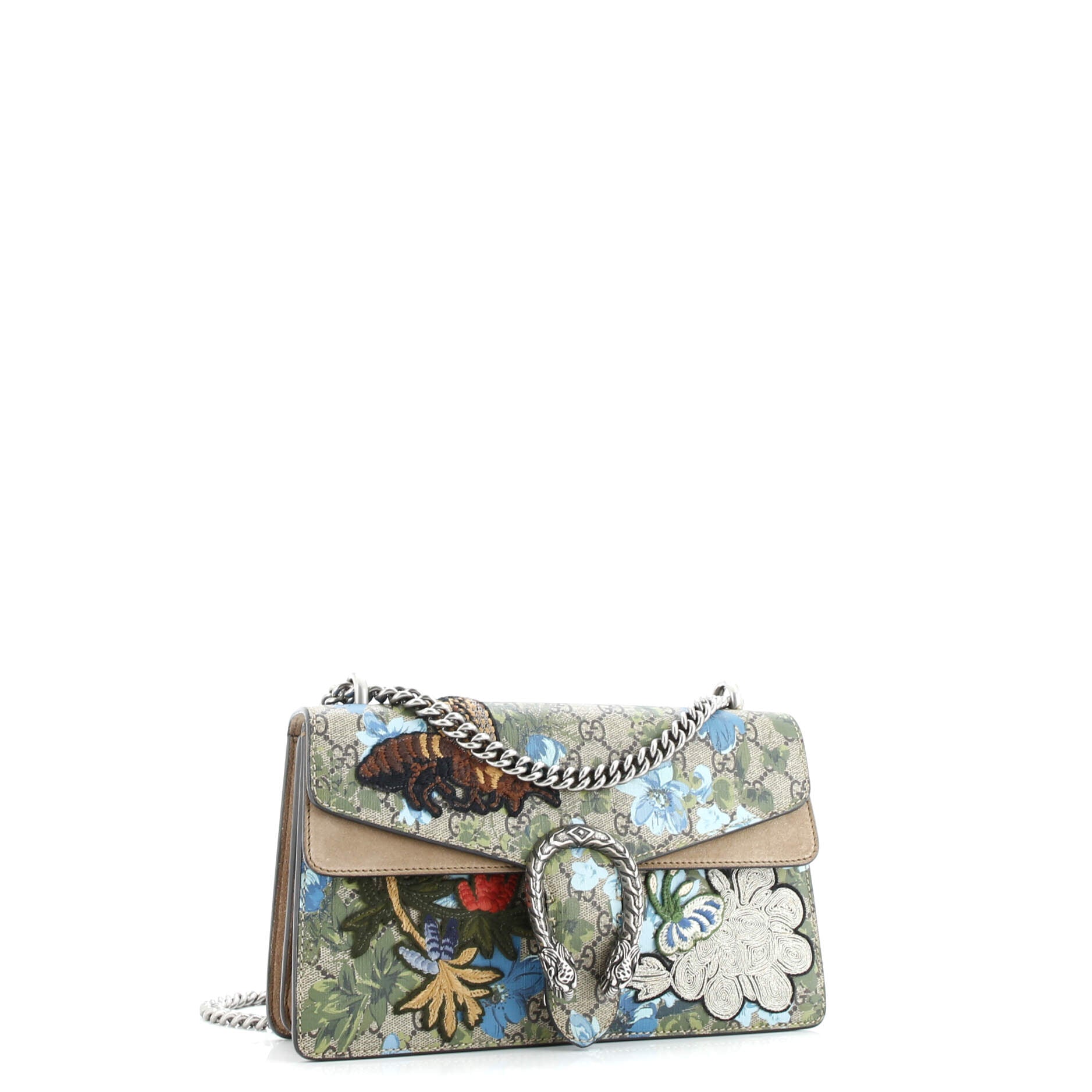 Gucci Dionysus Bag Embroidered Printed GG Coated Canvas Small
