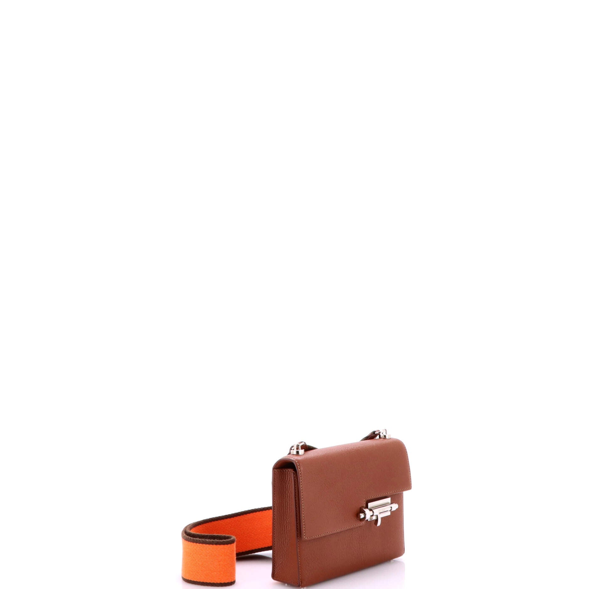 Hermes Verrou Bag Chevre Mysore and Canvas Mini