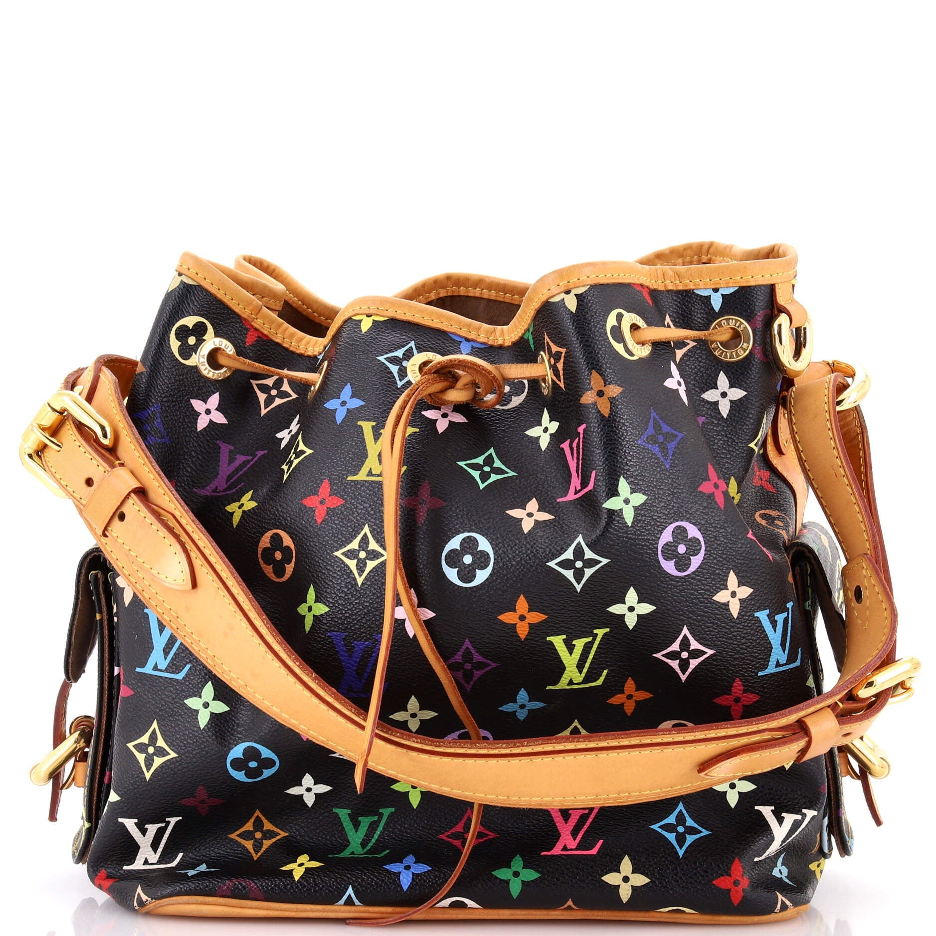 Louis Vuitton Petit Noe Handbag Monogram Multicolor