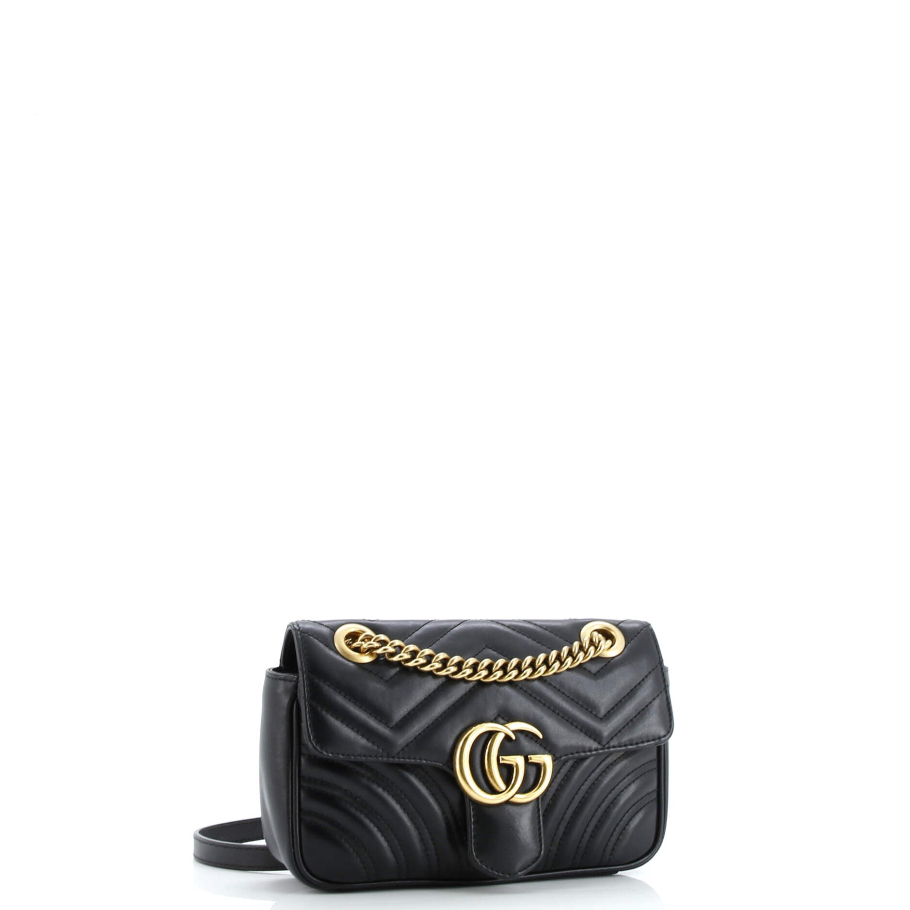 Gucci GG Marmont Flap Bag Matelasse Leather Mini