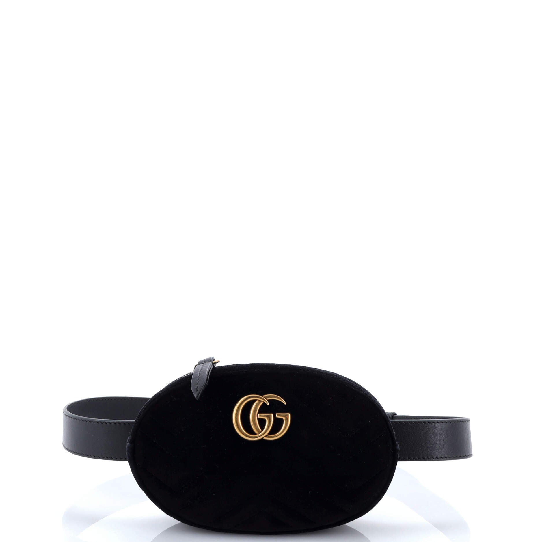 Gucci GG Marmont Belt Bag Matelasse Velvet