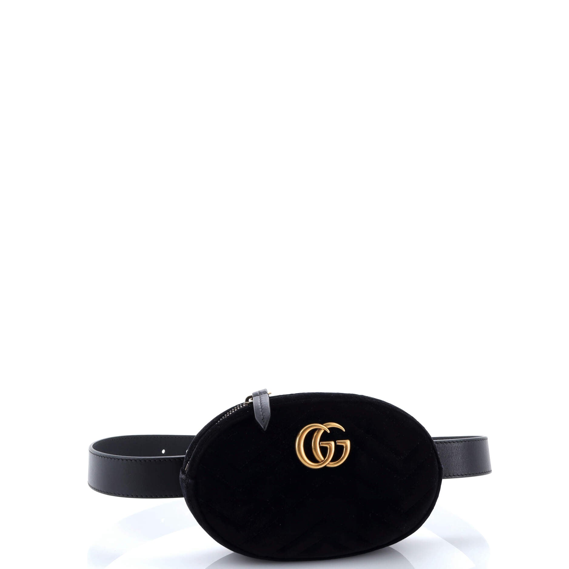 Gucci GG Marmont Belt Bag Matelasse Velvet