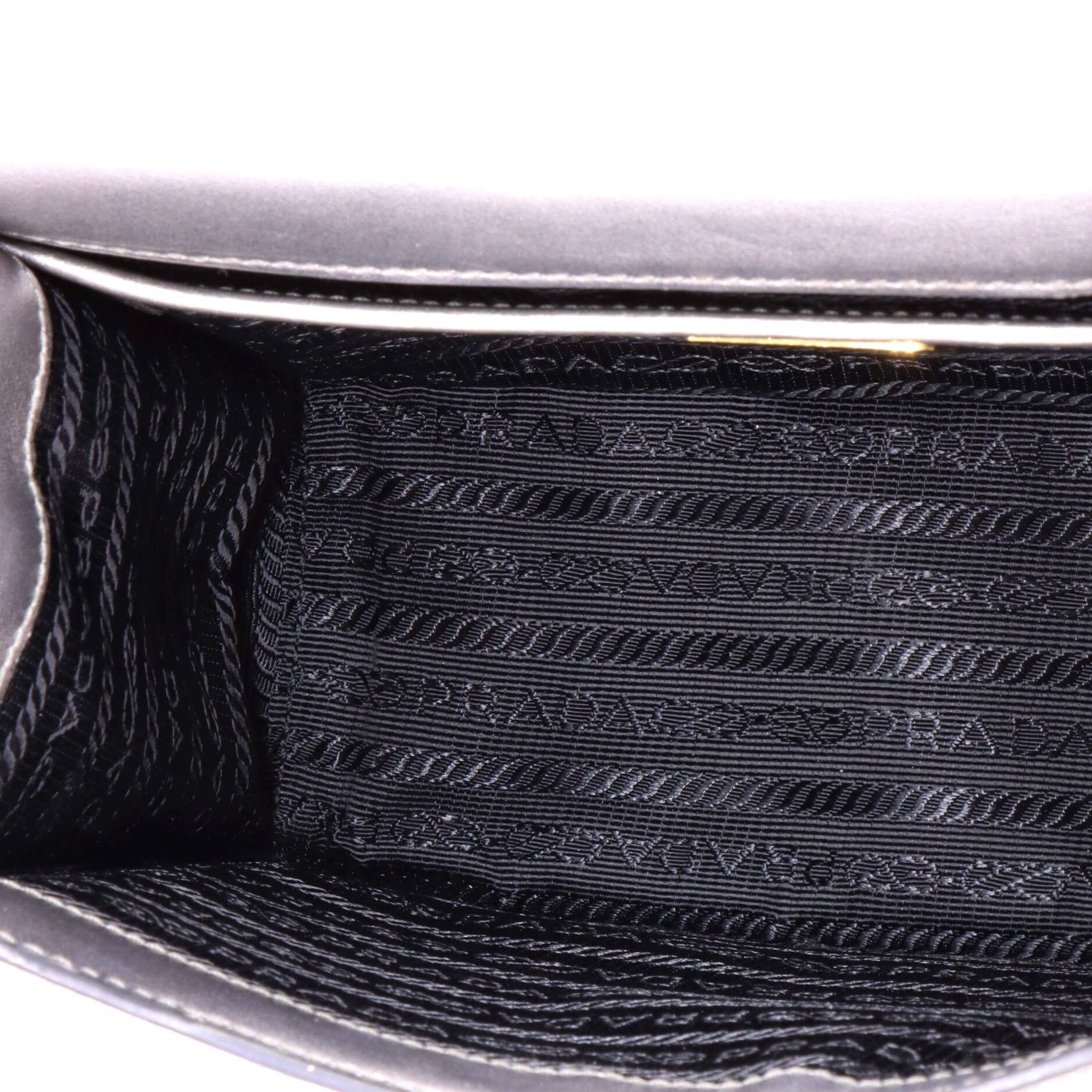 Prada Envelope Flap Chain Shoulder bag Saffiano Leather Small