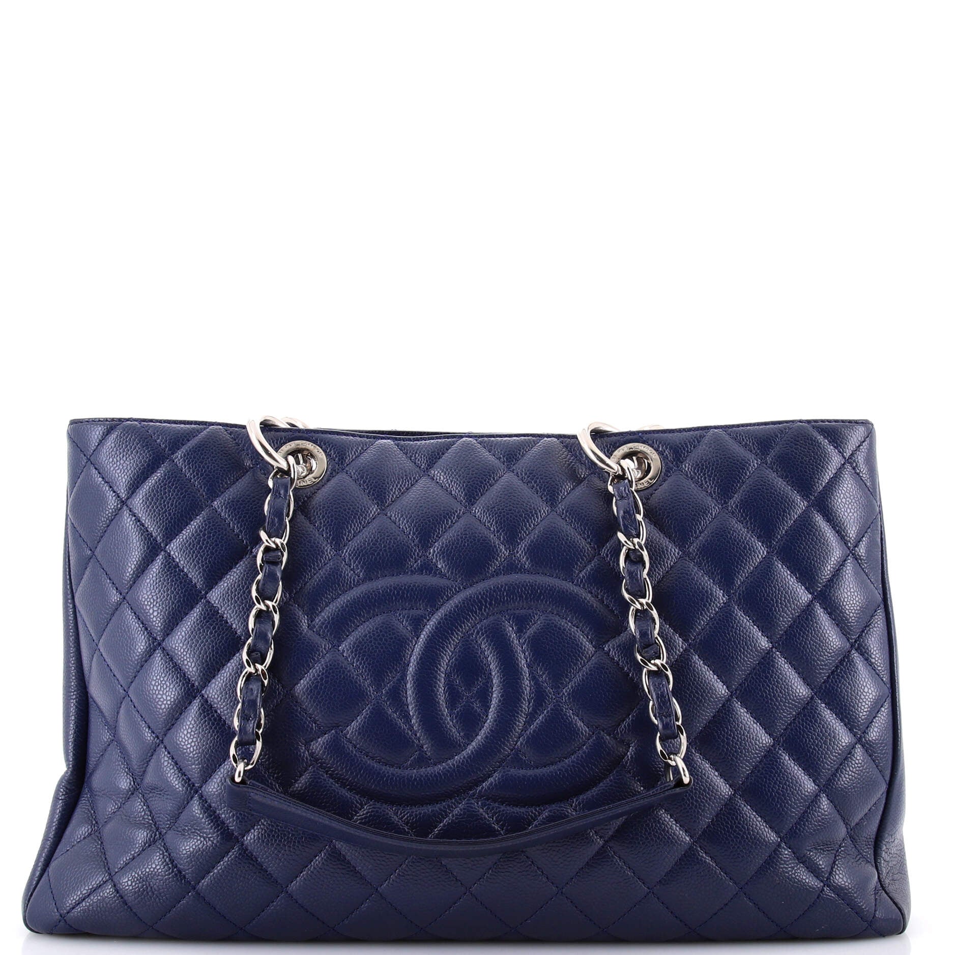 Chanel Grand Shopping Tote Quilted Caviar XL