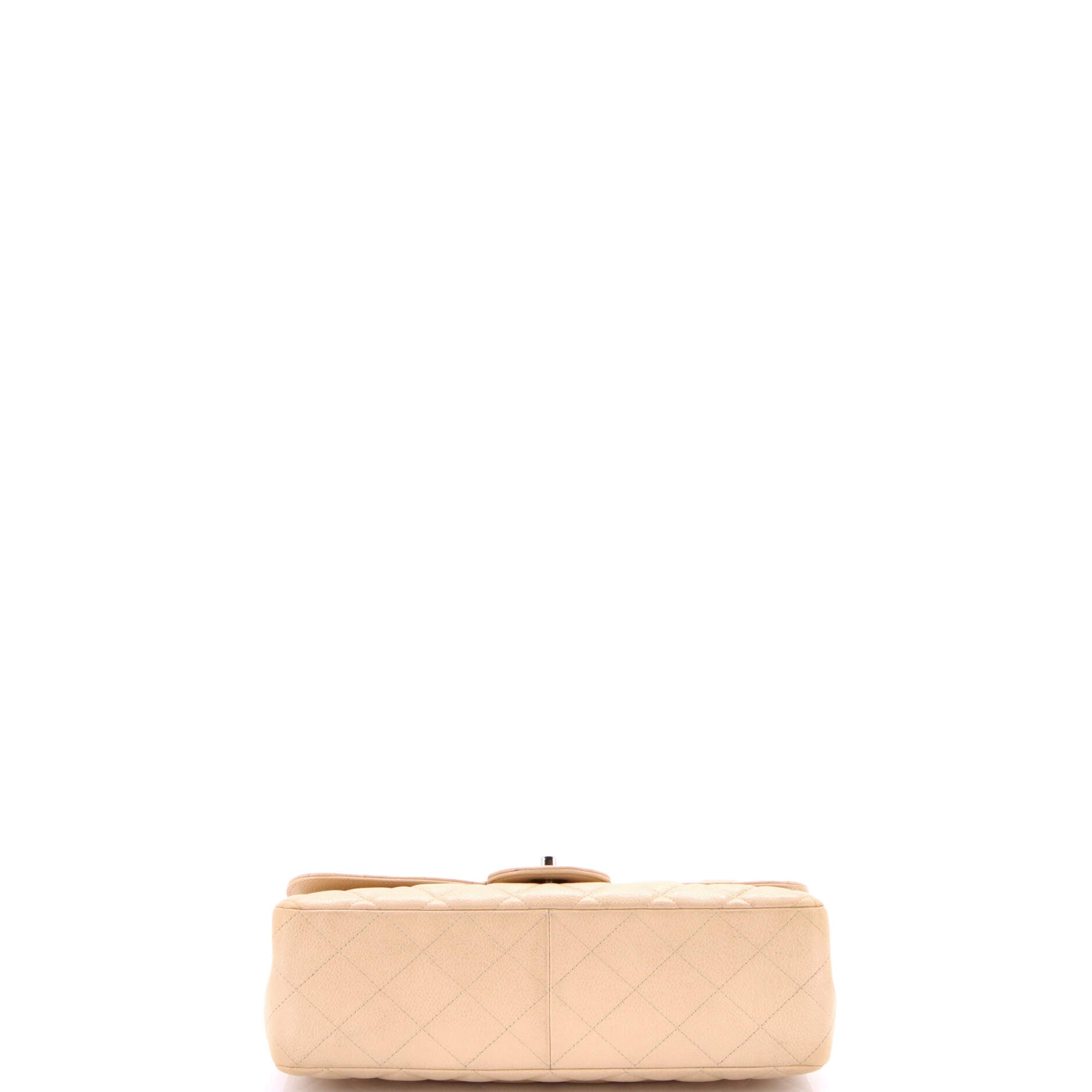 Chanel Classic Single Flap Bag Quilted Caviar Jumbo