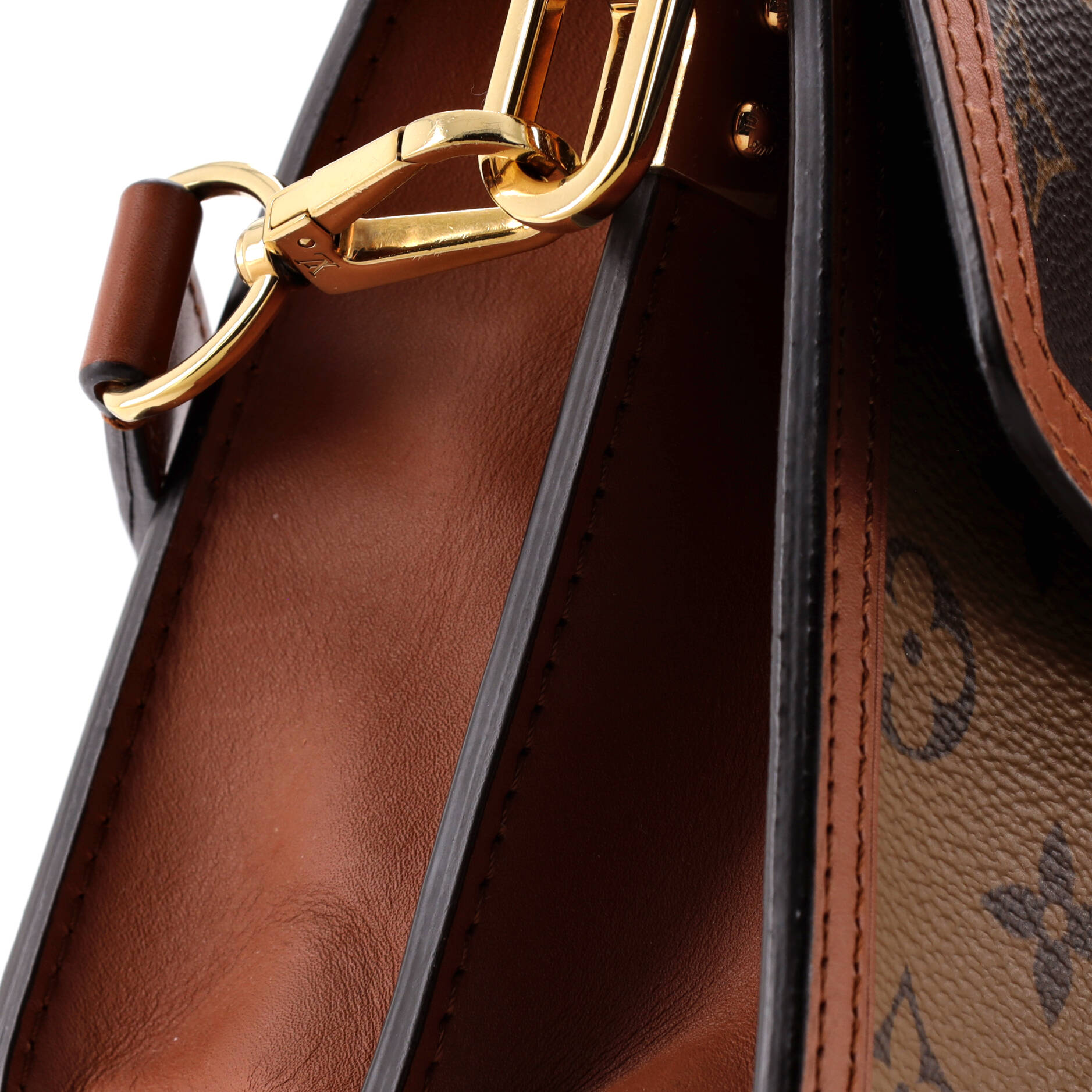 Louis Vuitton Dauphine Shoulder Bag Reverse Monogram Canvas Mini