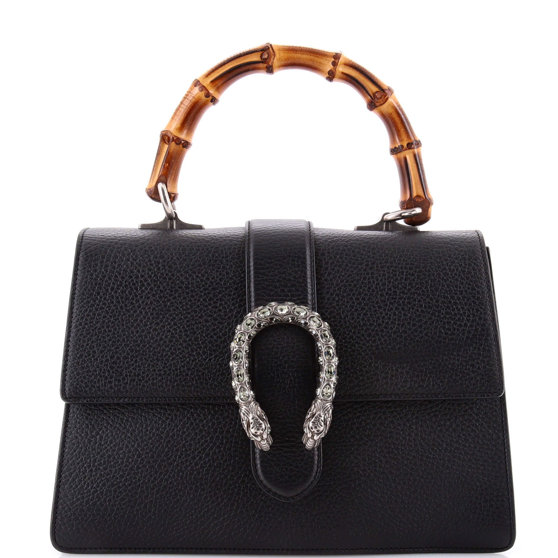 Gucci Dionysus Bamboo Top Handle Bag Leather Medium