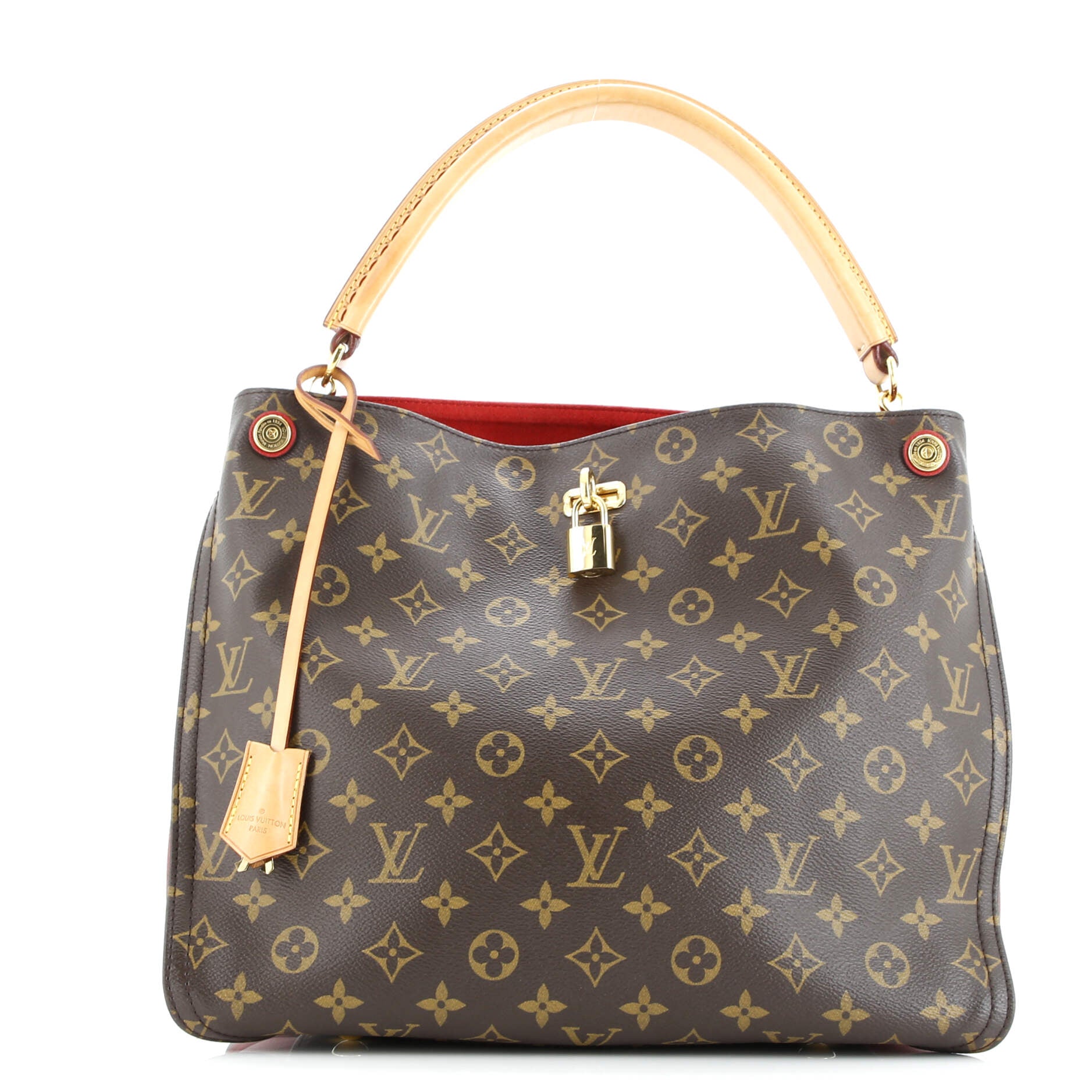 Louis Vuitton Gaia Handbag Monogram Canvas