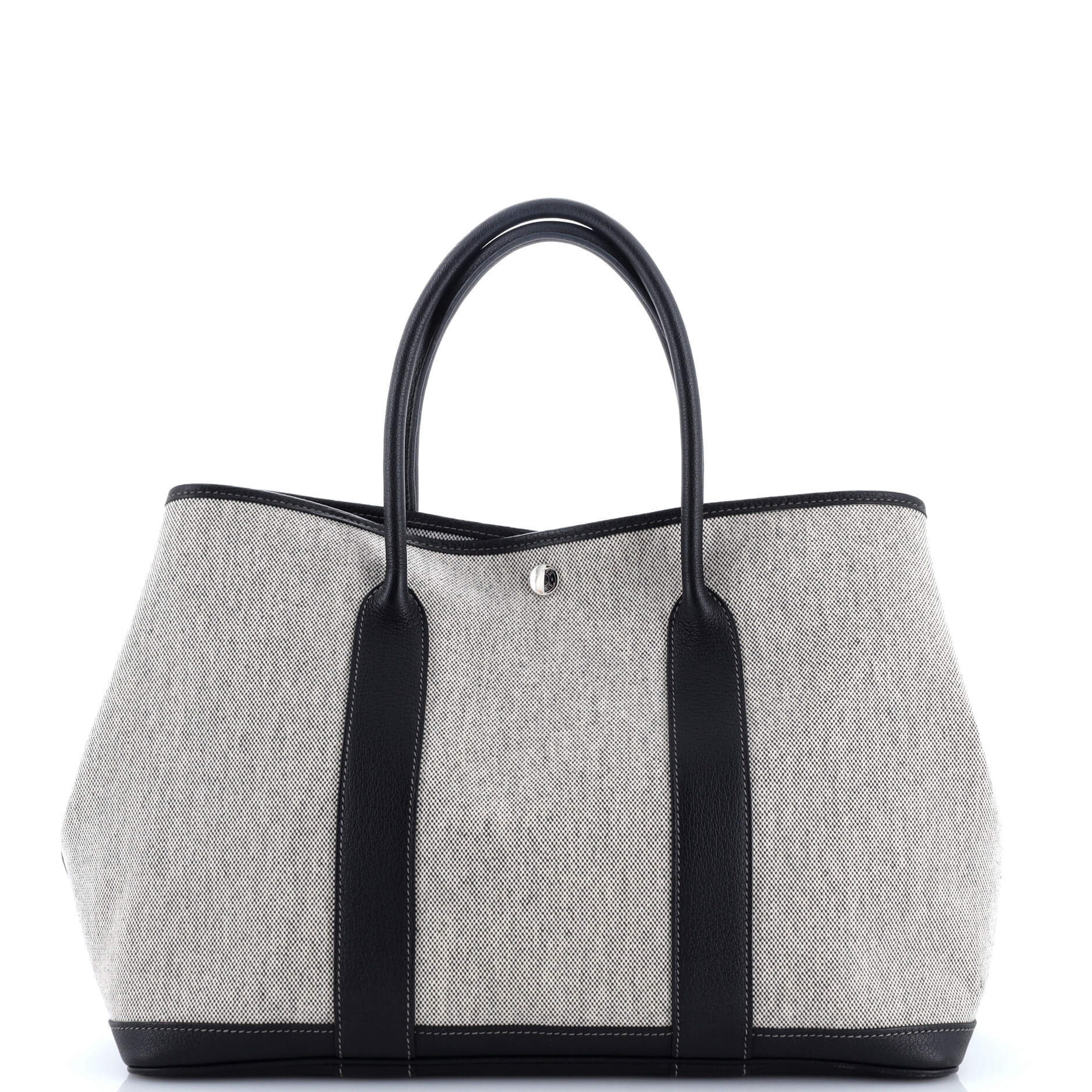 Hermes Garden Party Tote Toile and Leather 36