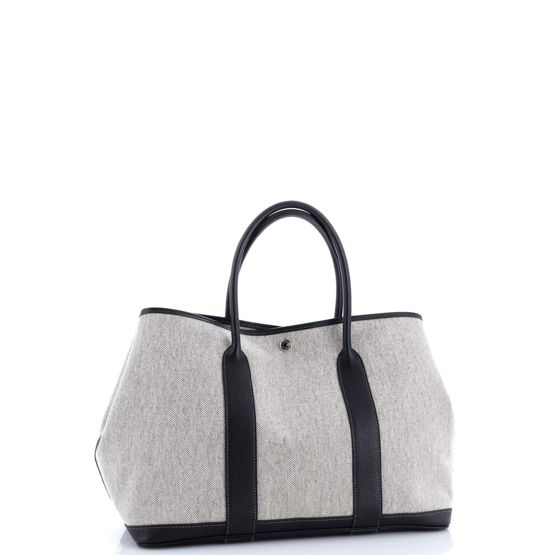 Hermes Garden Party Tote Toile and Leather 36