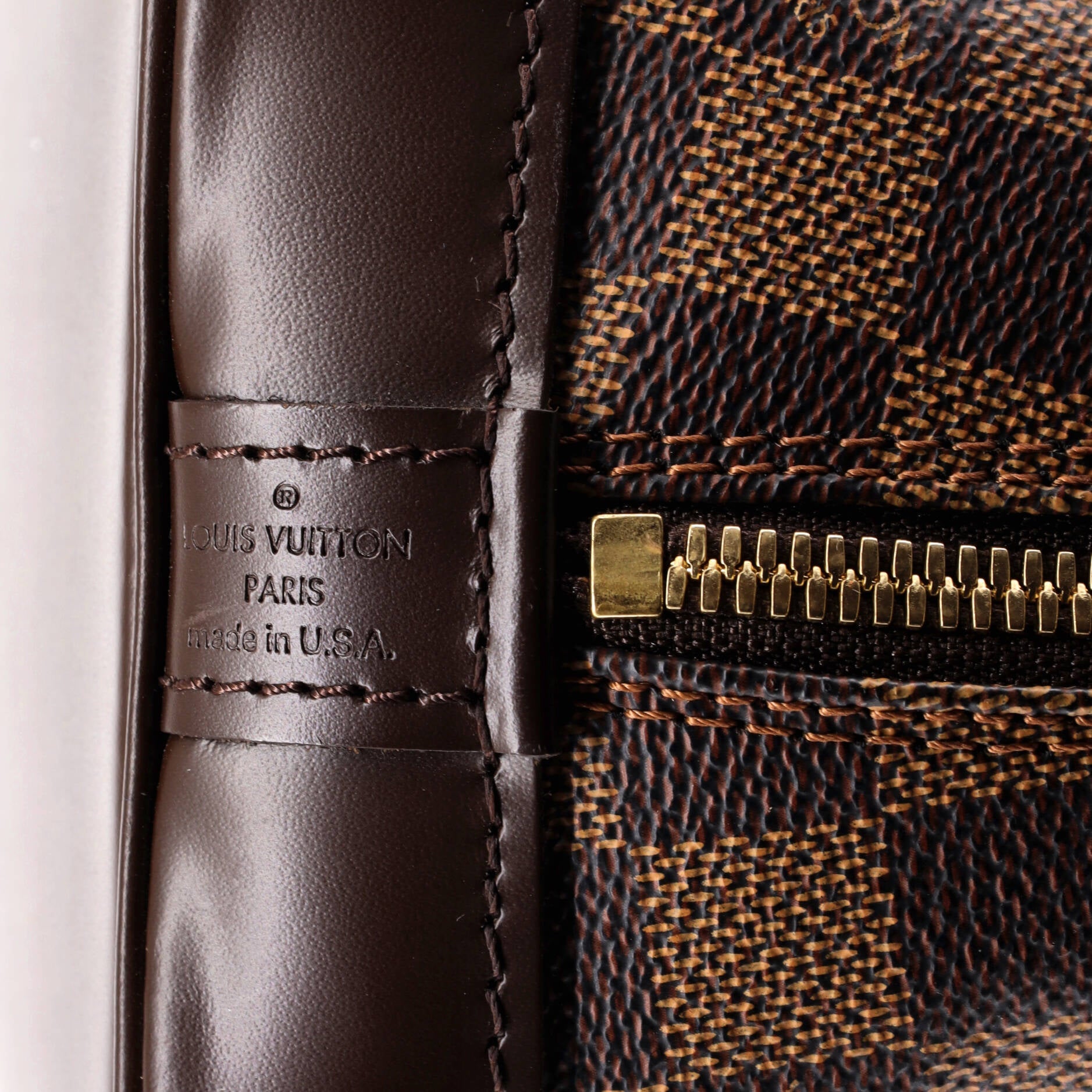 Louis Vuitton Vintage Alma Handbag Damier PM