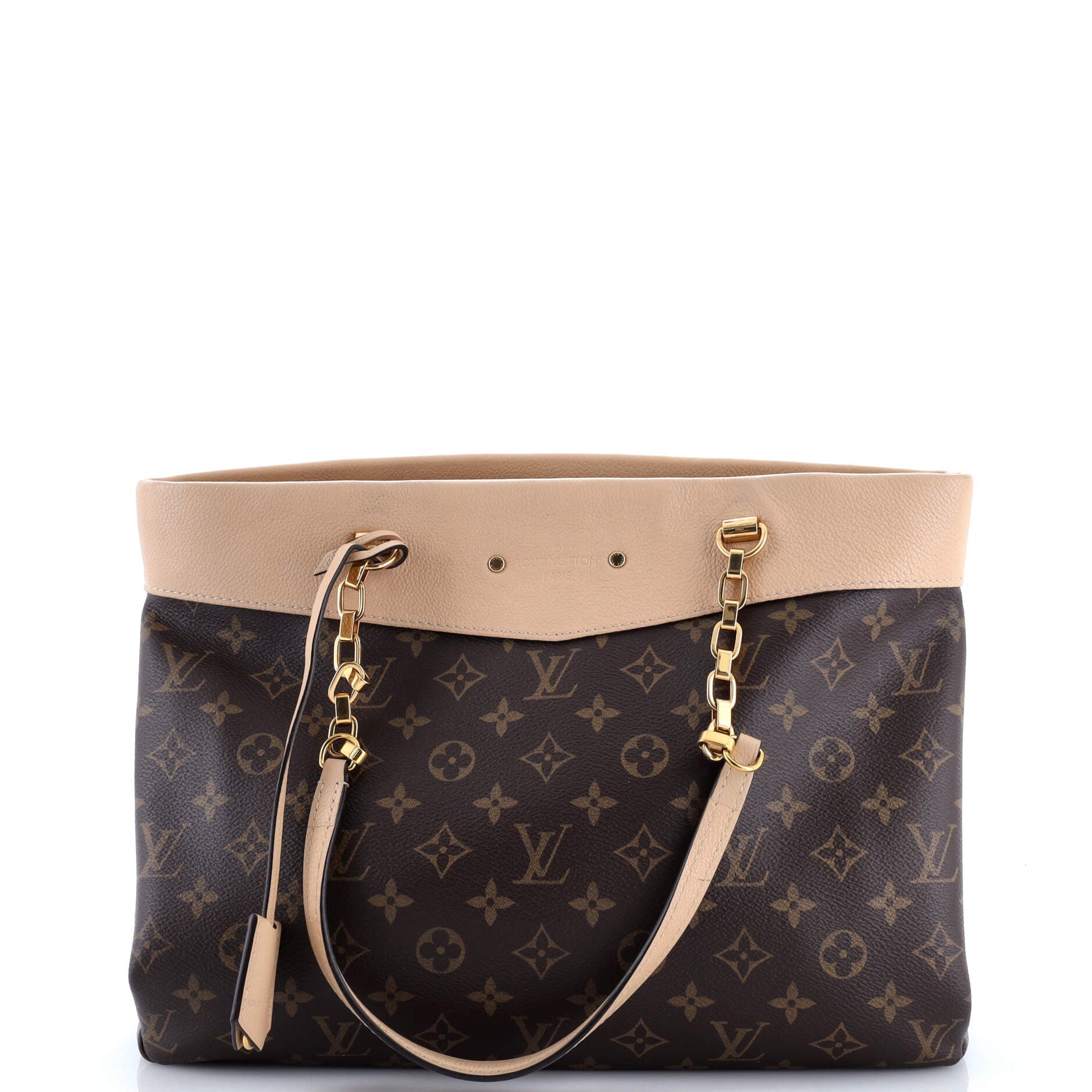 Louis Vuitton Pallas Shopper Monogram Canvas and Calfskin
