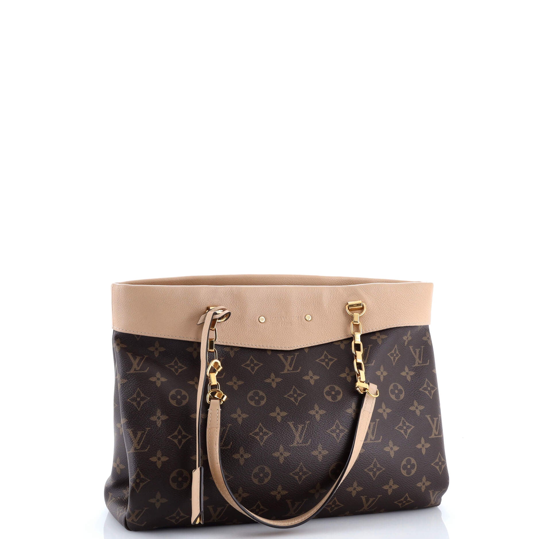 Louis Vuitton Pallas Shopper Monogram Canvas and Calfskin