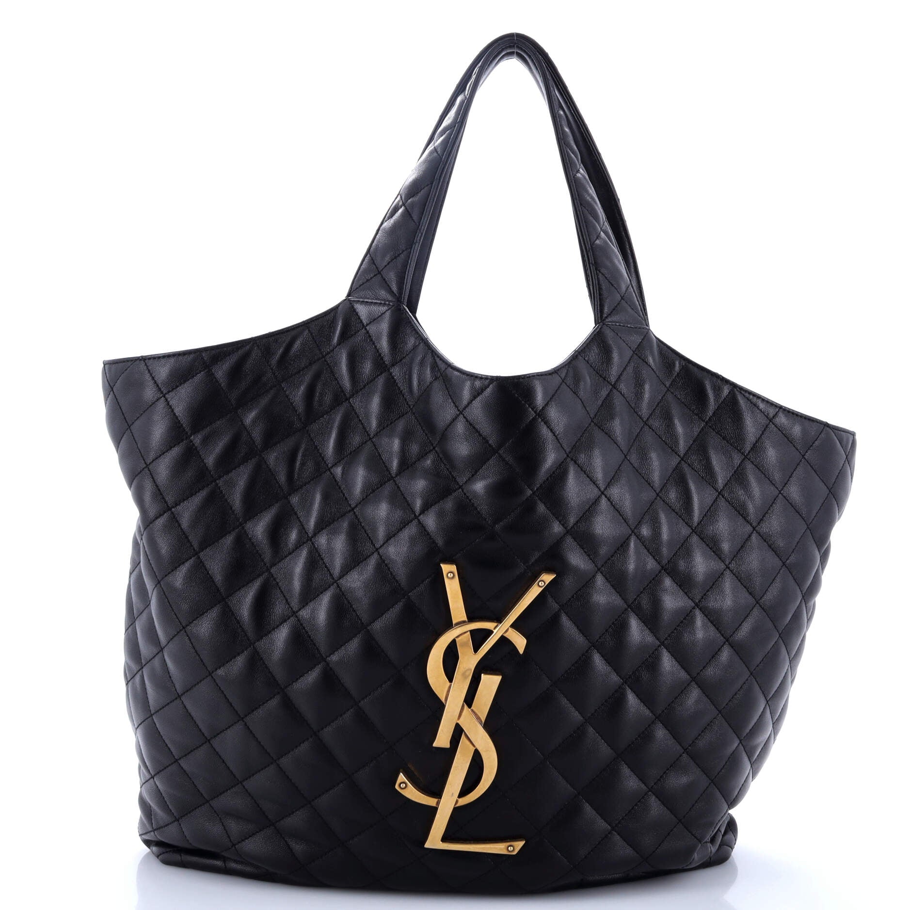 Saint Laurent Icare Shopping Tote Quilted Leather Maxi