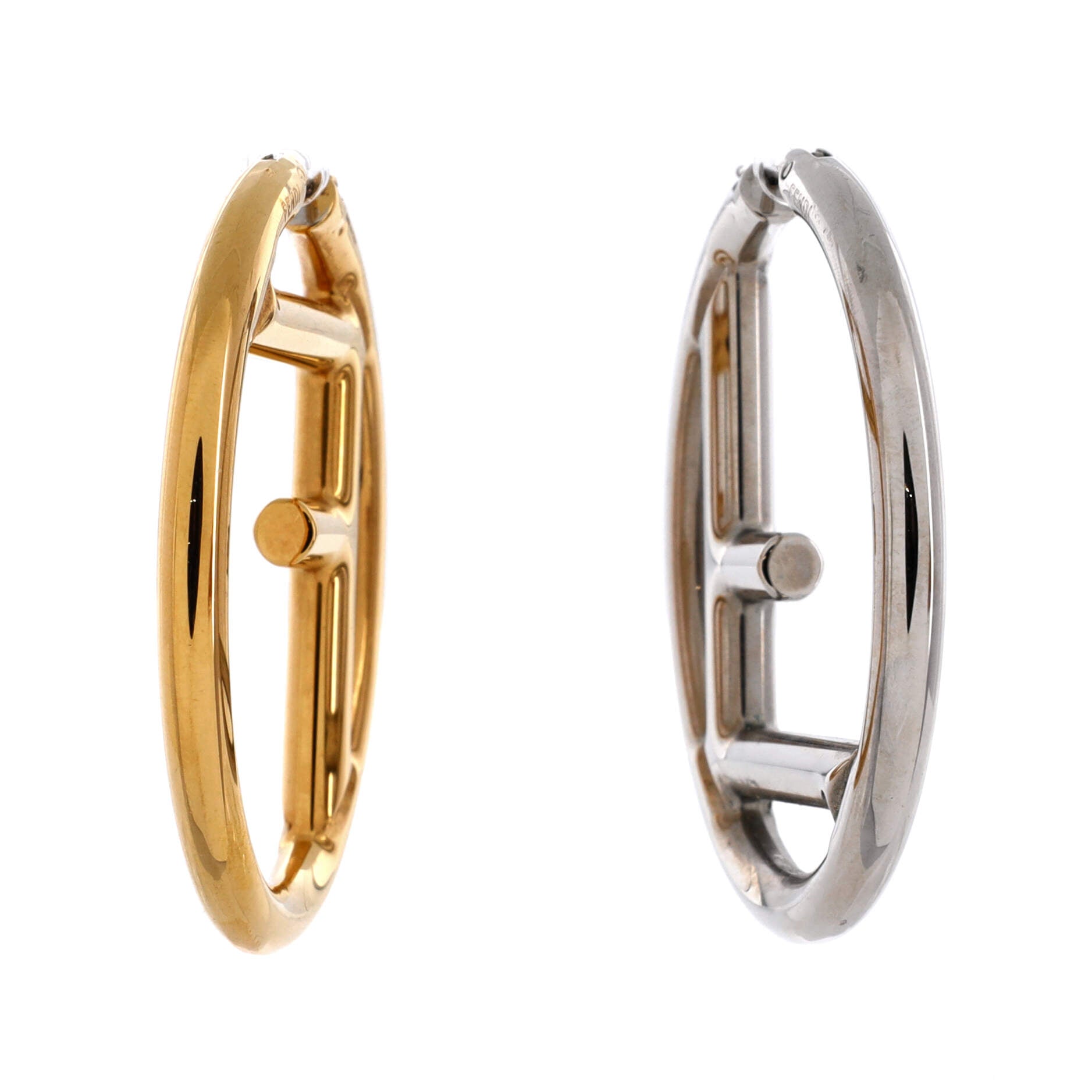 Fendi F is Fendi Hoop Earrings Metal