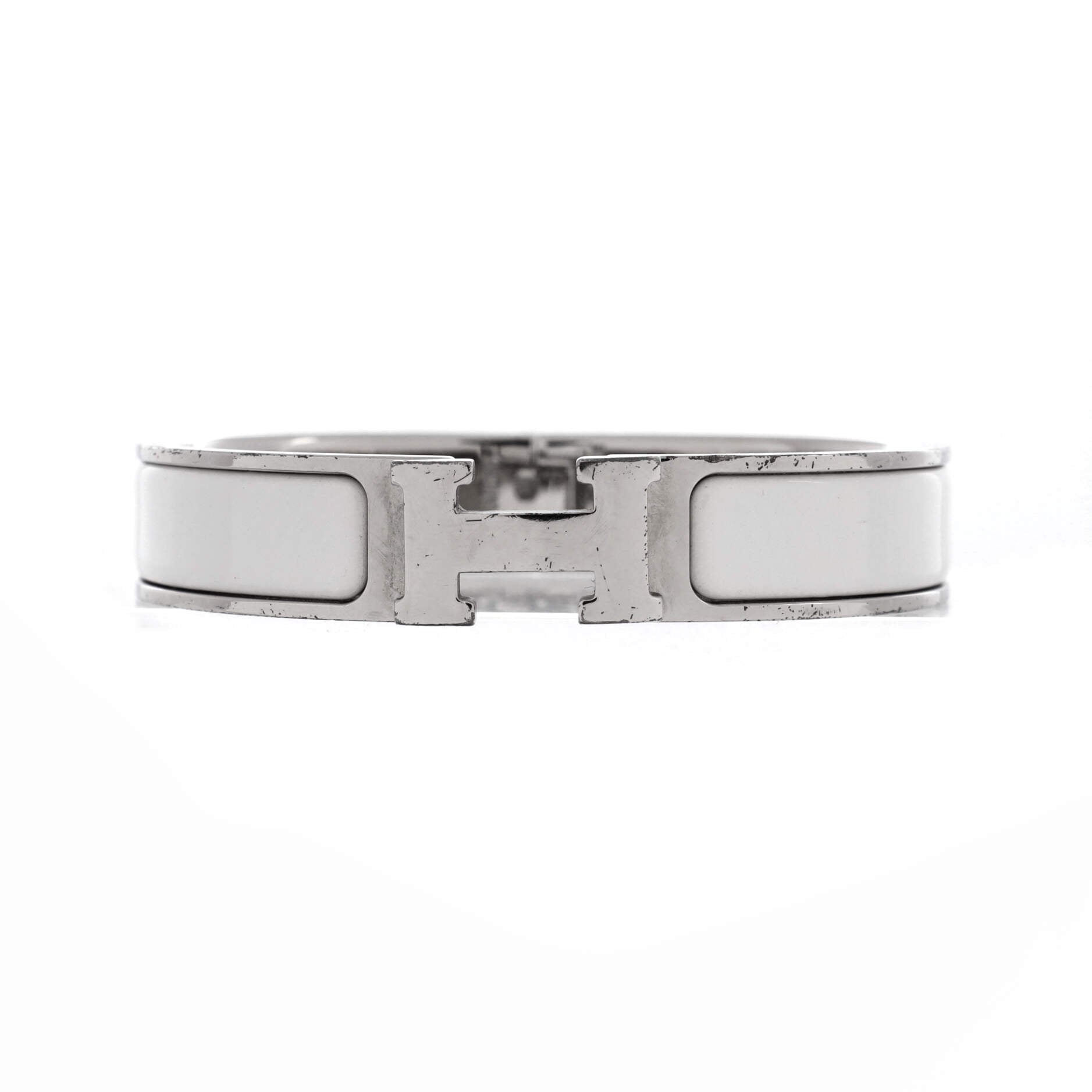 Hermes Clic H Bracelet Enamel Narrow