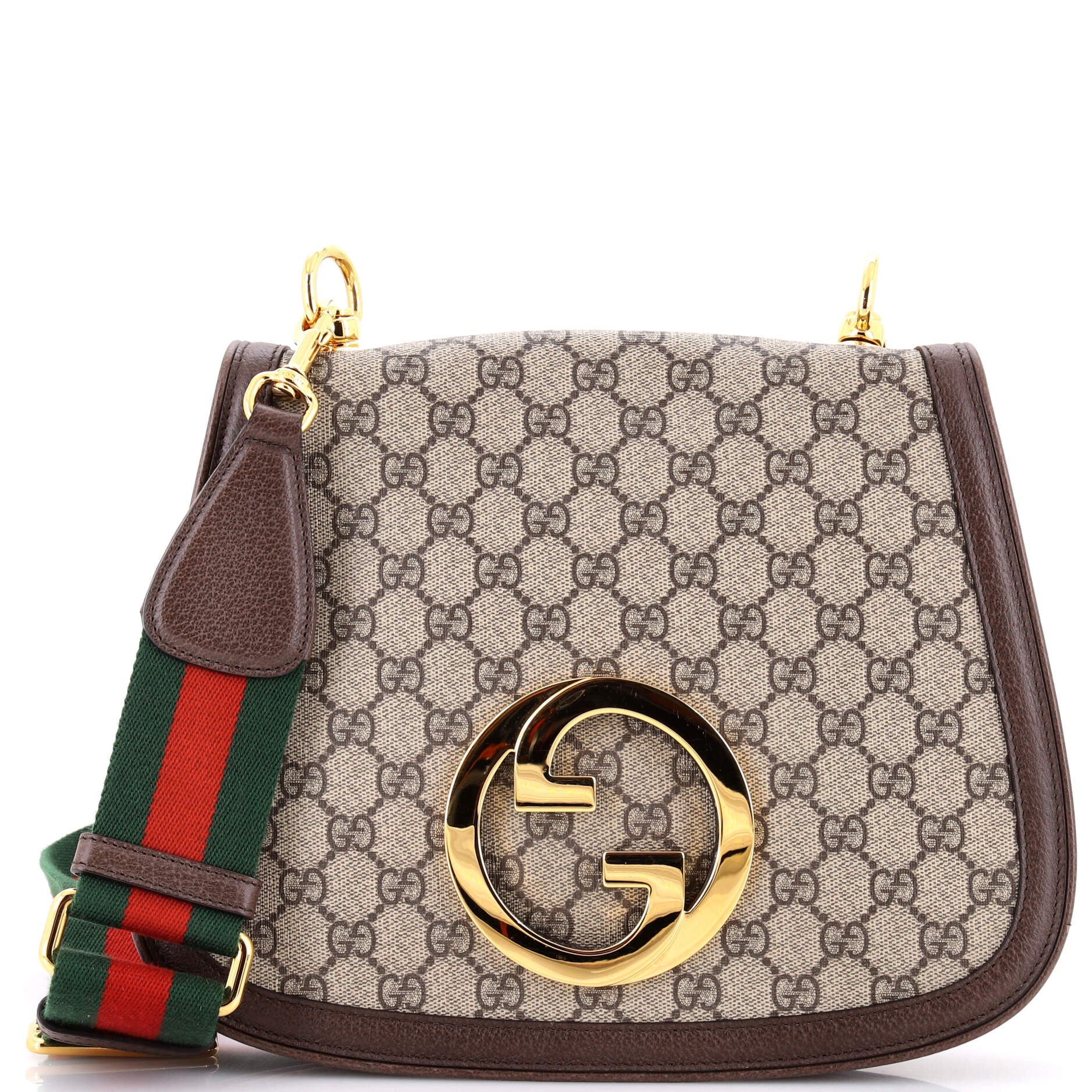 Gucci Blondie NM Top Handle Bag GG Coated Canvas Medium