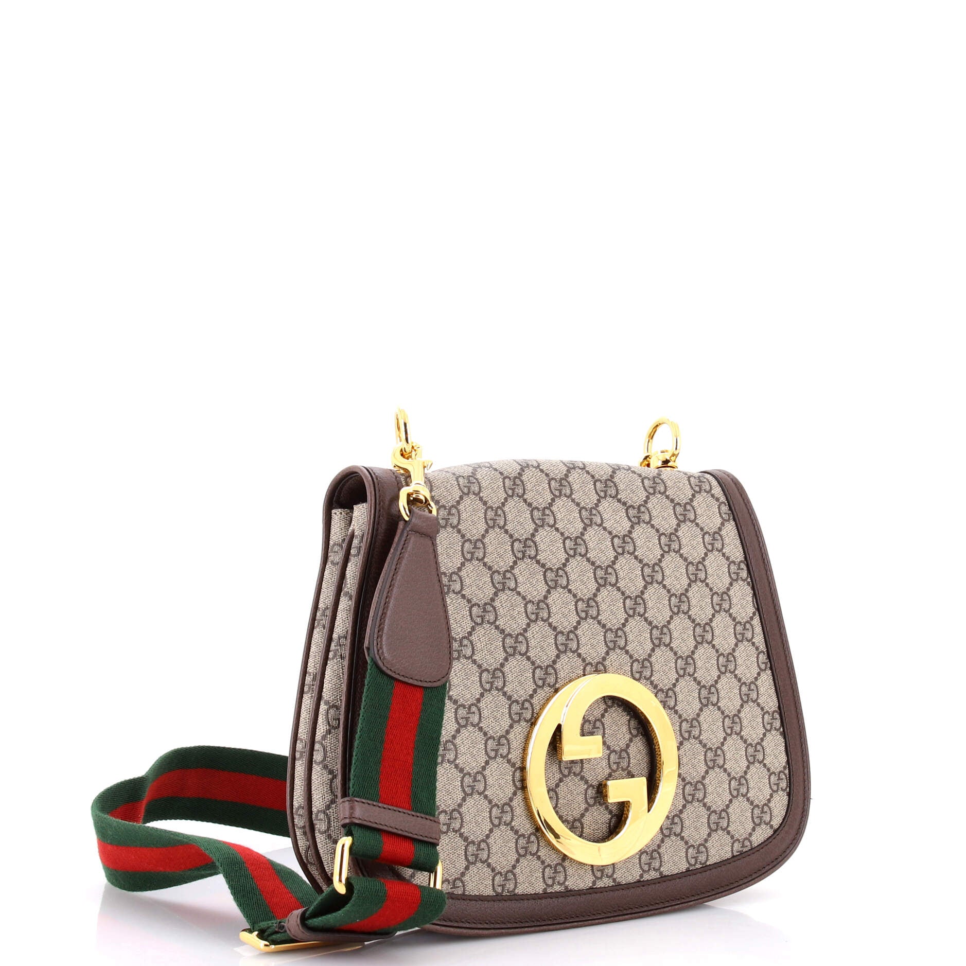 Gucci Blondie NM Top Handle Bag GG Coated Canvas Medium