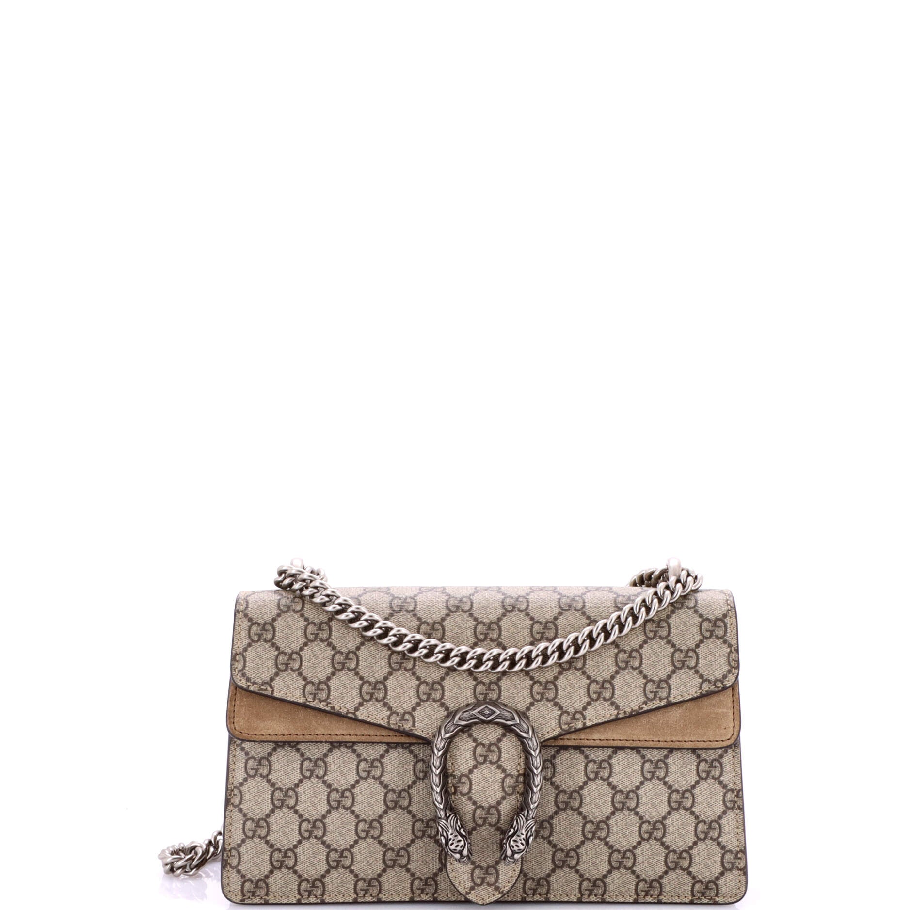 Gucci Dionysus Bag GG Coated Canvas and Leather Small