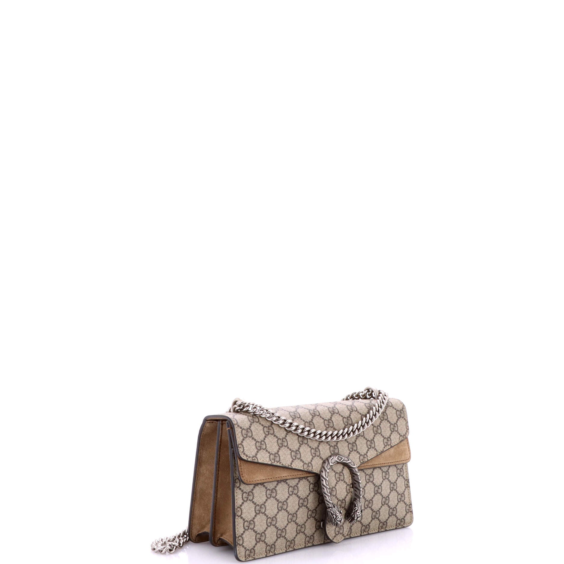 Gucci Dionysus Bag GG Coated Canvas and Leather Small