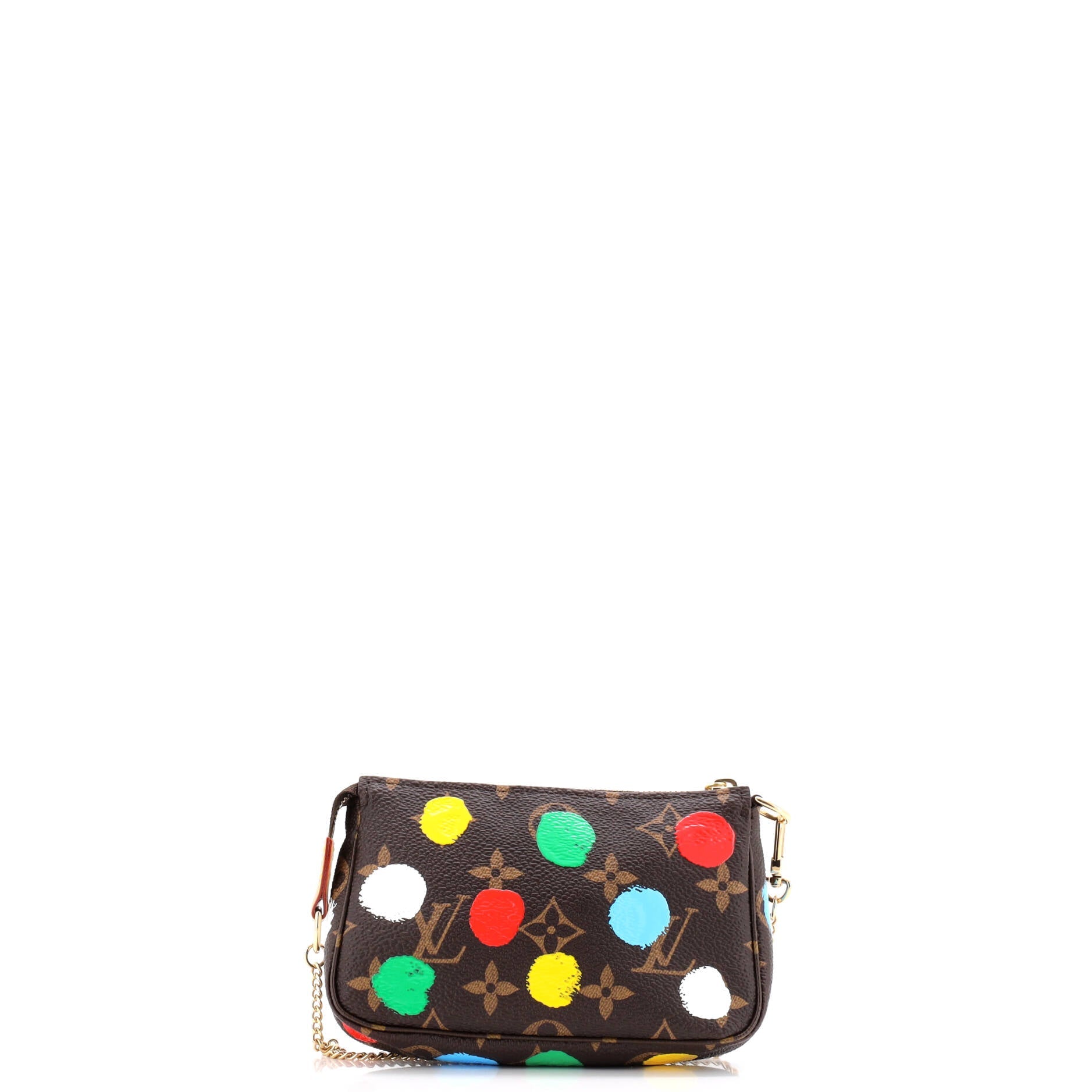 Louis Vuitton Pochette Accessoires Yayoi Kusama Painted Dots Monogram Canvas Mini