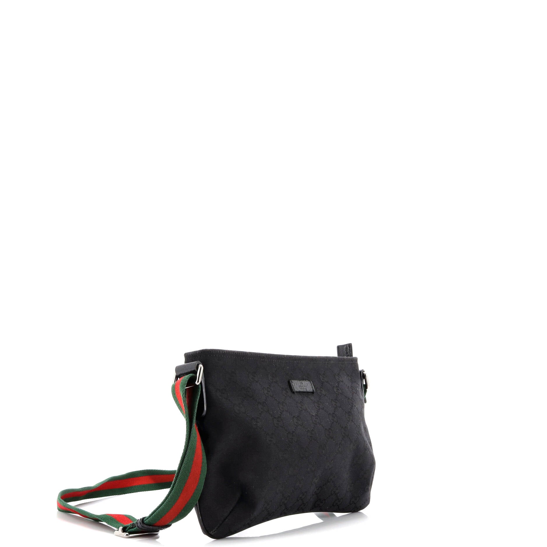 Gucci Web Strap Messenger Bag GG Canvas Small