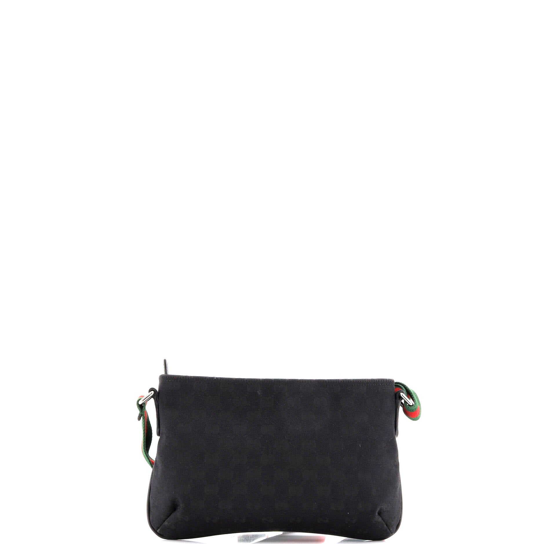 Gucci Web Strap Messenger Bag GG Canvas Small