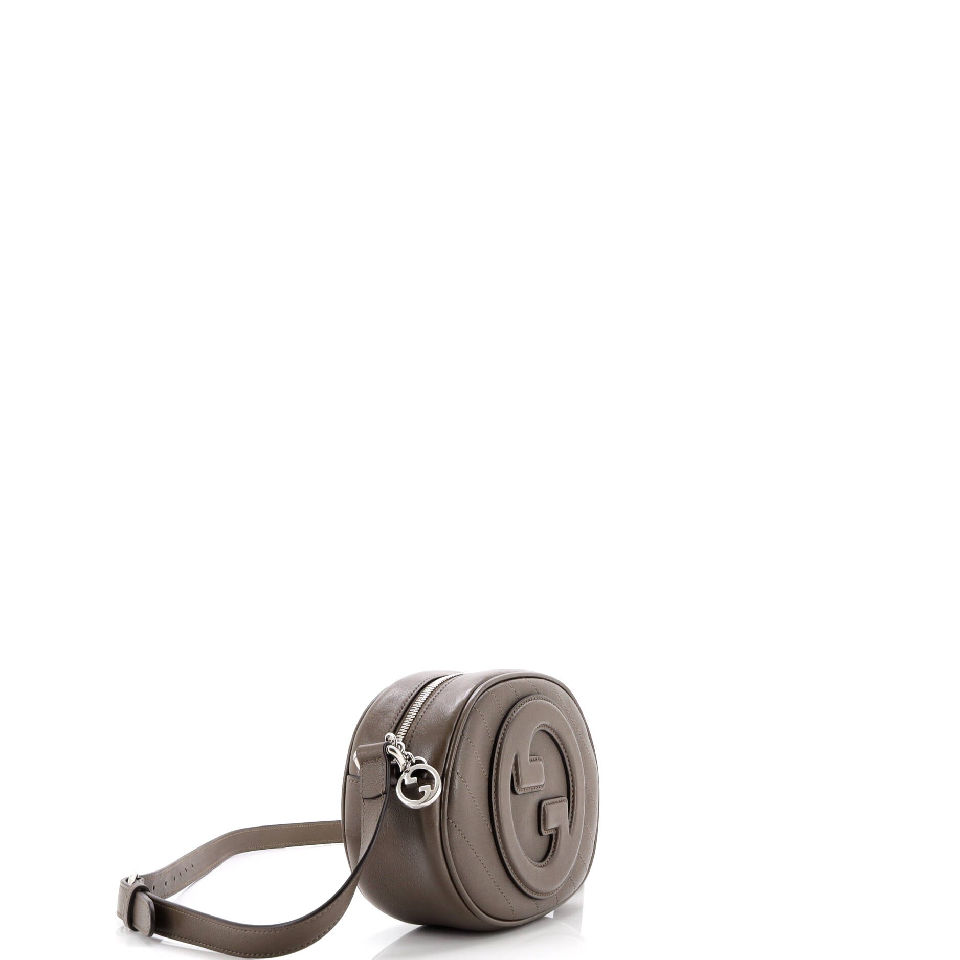 Gucci Blondie NM Round Camera Bag Diagonal Quilted Leather