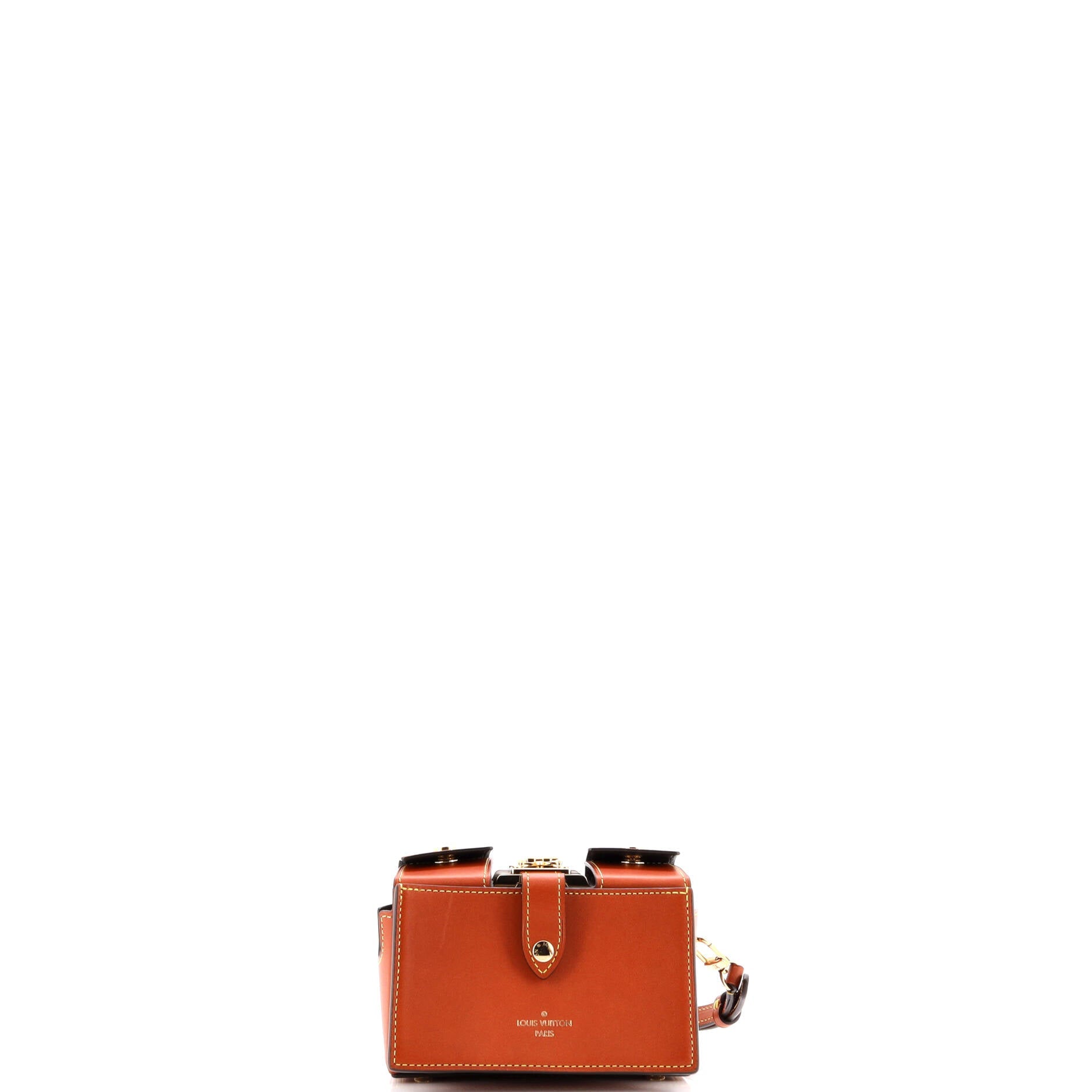 Louis Vuitton Pic Trunk Minaudiere Monogram Canvas with Leather